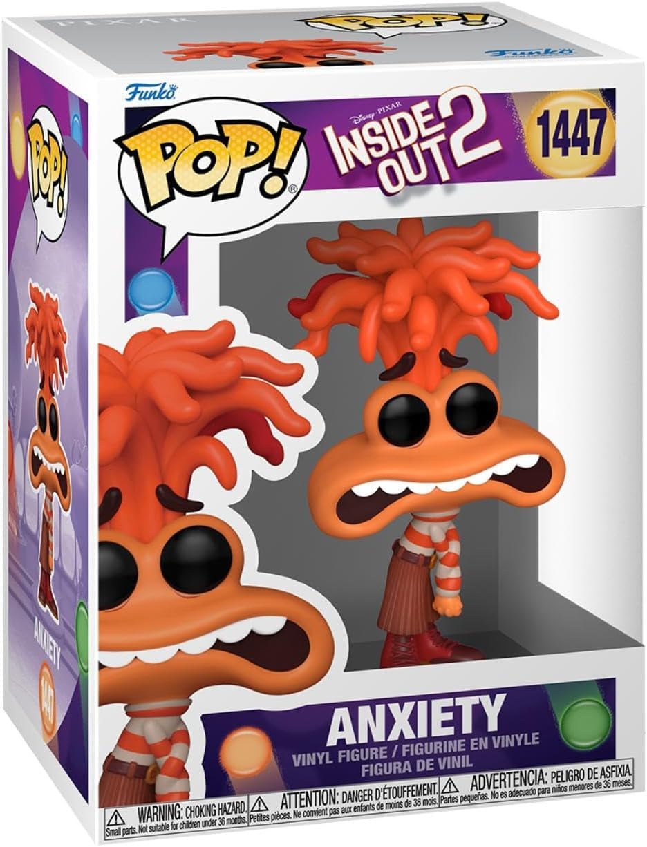 Amazon.com: POP Disney Pixar: Inside Out 2 - Anxiety Funko Vinyl