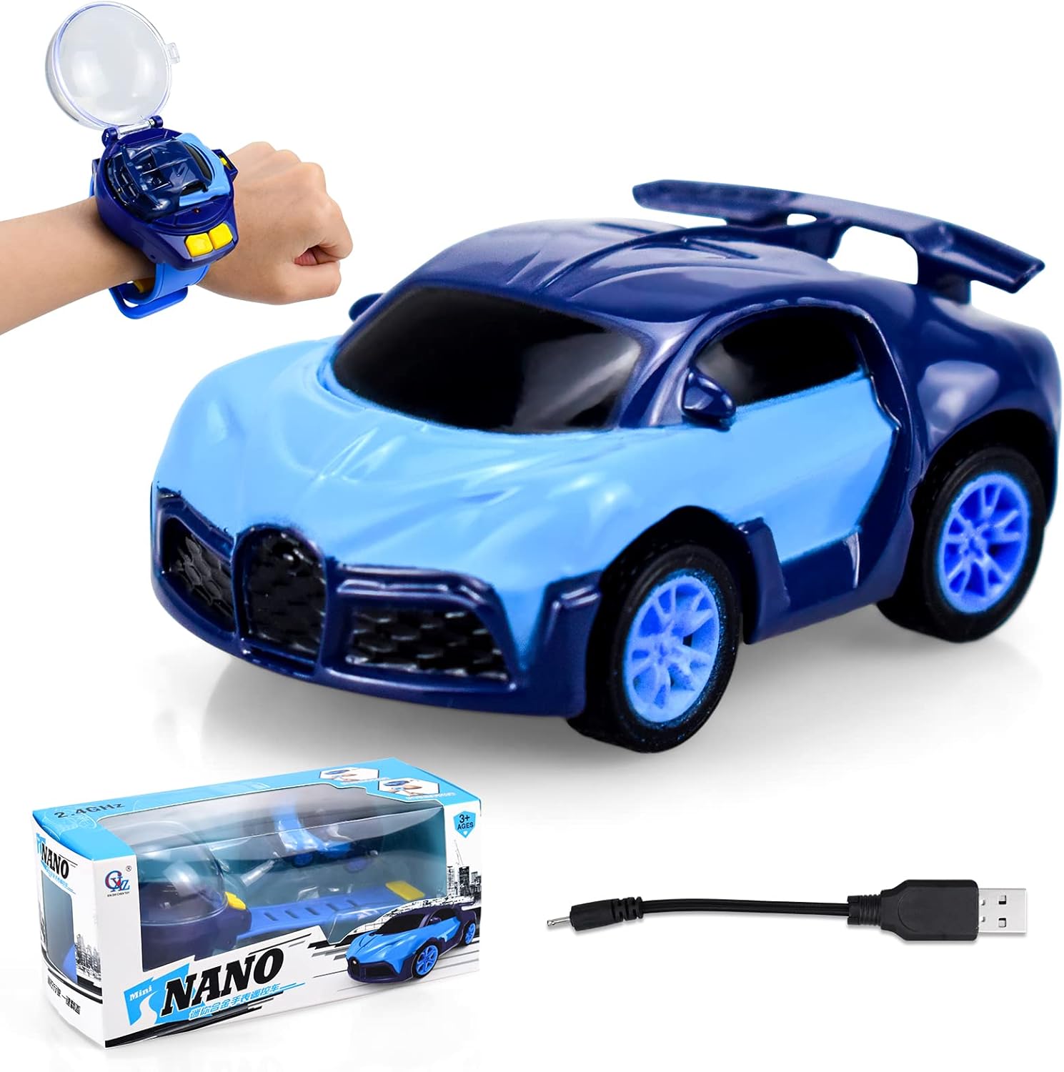 Mini Remote Control Car Watch Toys,Remote Control Watch Toy for 37