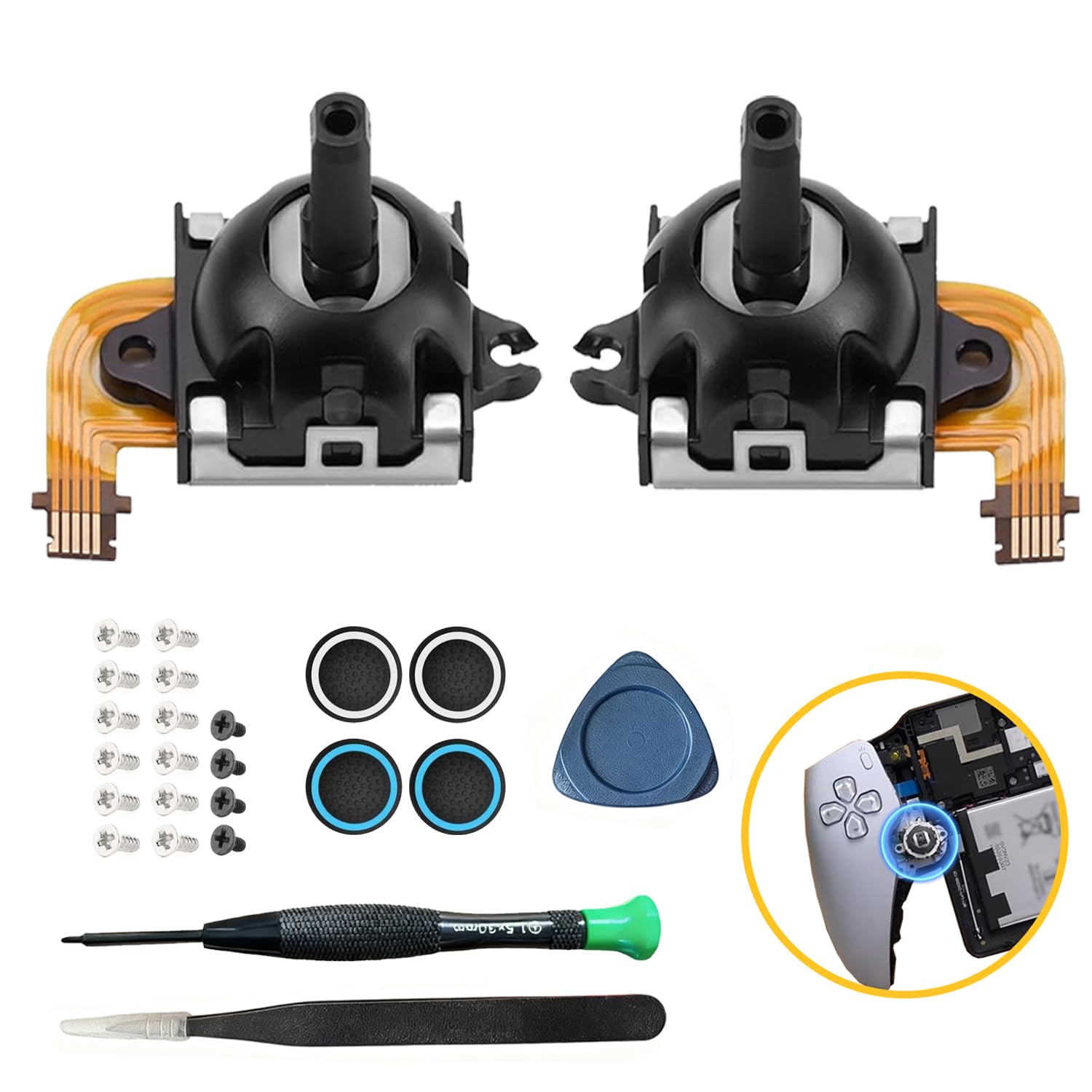 その他 ps Portal Amazon.com: 2-Pack Joystick Replacement Kit for PlayStation Portal