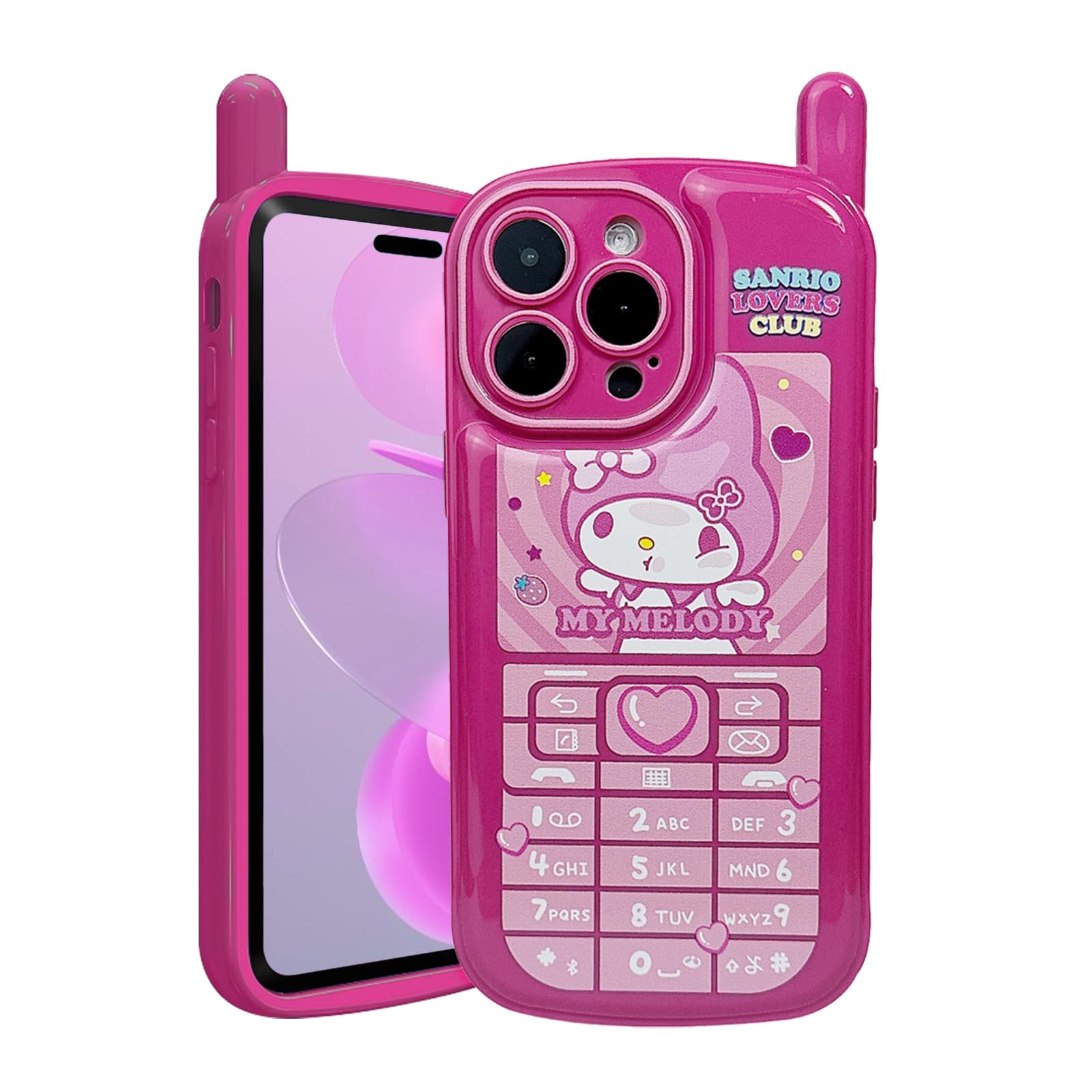 Amazon.co.jp: WZERTOIX iPhone 11用 ピンク キュート カートゥーン 