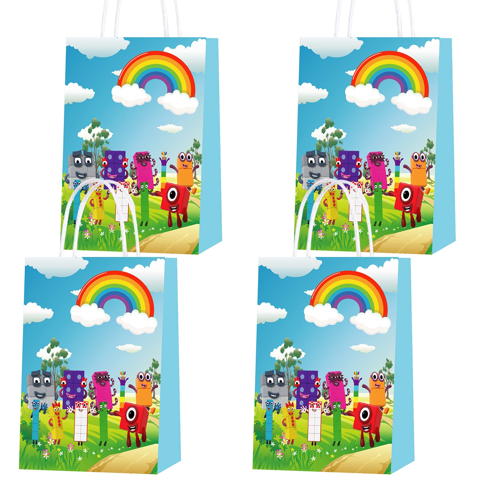 Buy QICI 16 Pack Numberblocks Party Favor Bag with Handles