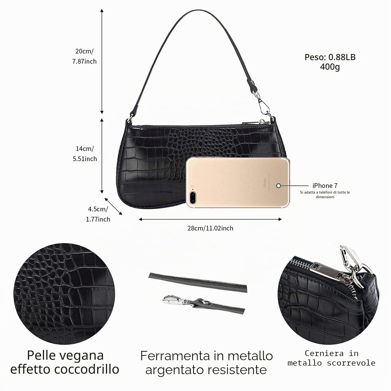 JW PEI Eva Borsa a Spalla da Donna