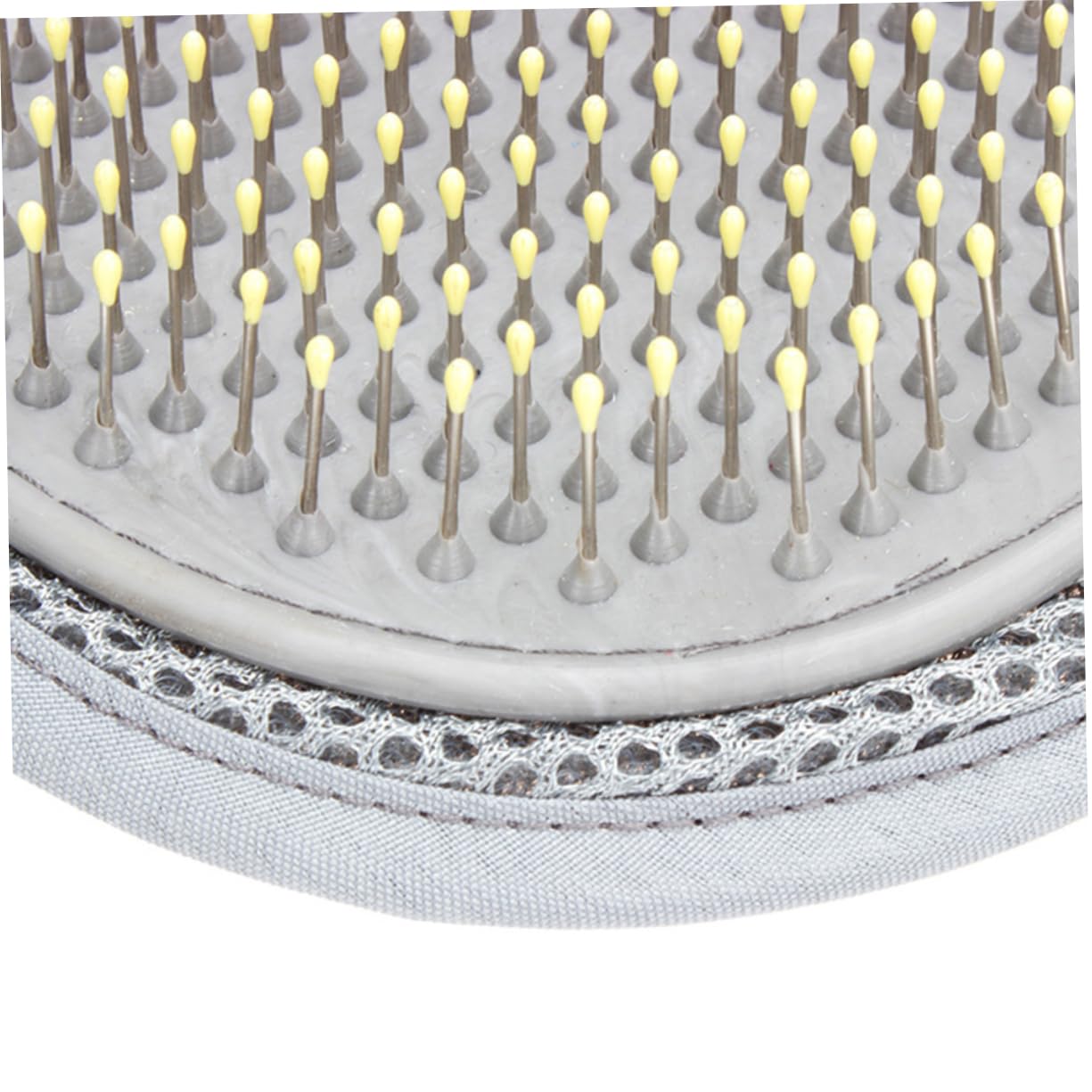 BESTonZON Dog Grooming Glove Dual Sided Rubber Steel Needle Brush for All Types Gentle Deshedding Tool for Cats Rabbits for Daily Grooming Wet Dry Use