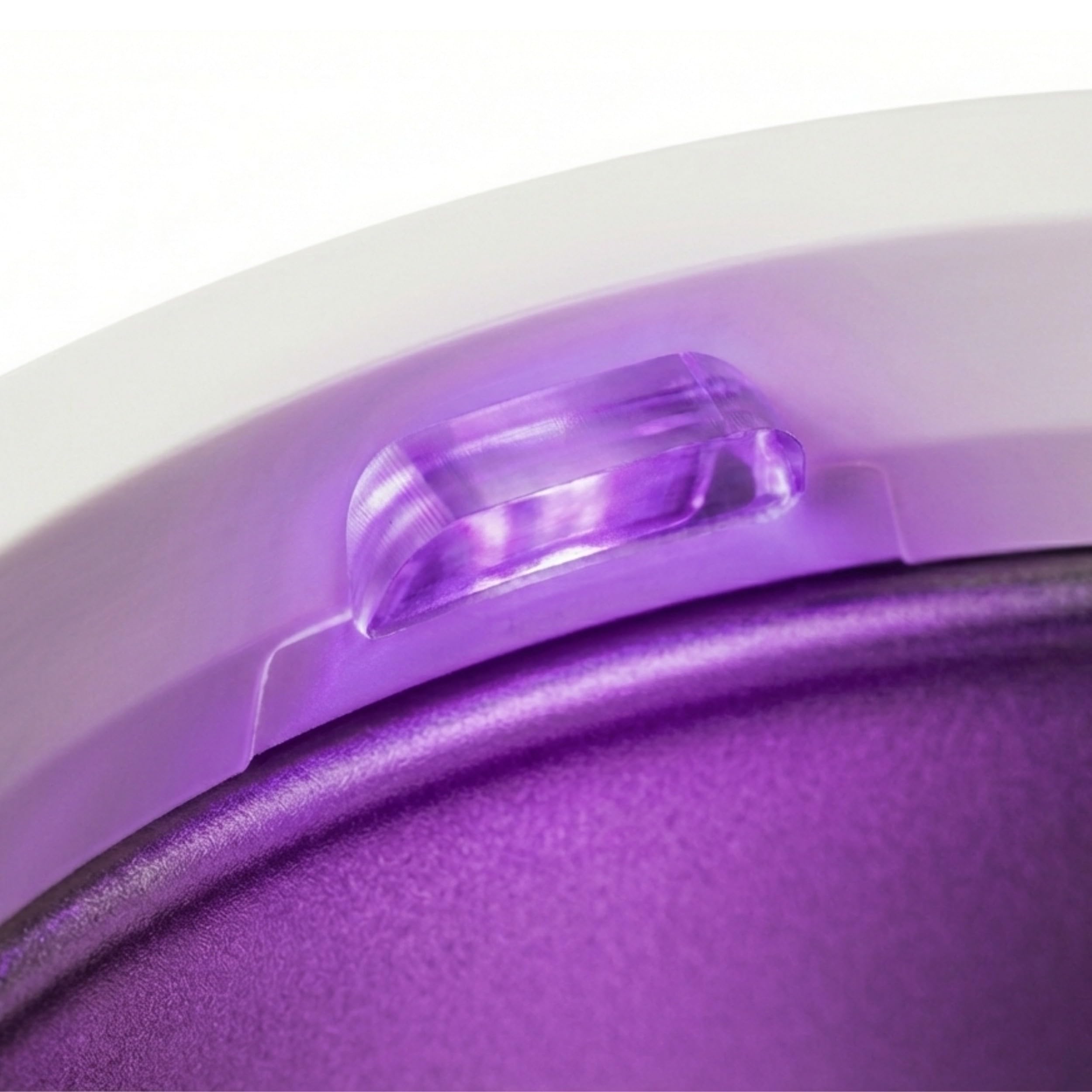 Chomper Labs: The Sonic Cleaner Pro - Nettoyeur à ultrasons et UV - Réservoir amovible 45 kHz pour aligneurs, protège-dents, protège-dents, 4 modes de nettoyage (blanc lunaire)