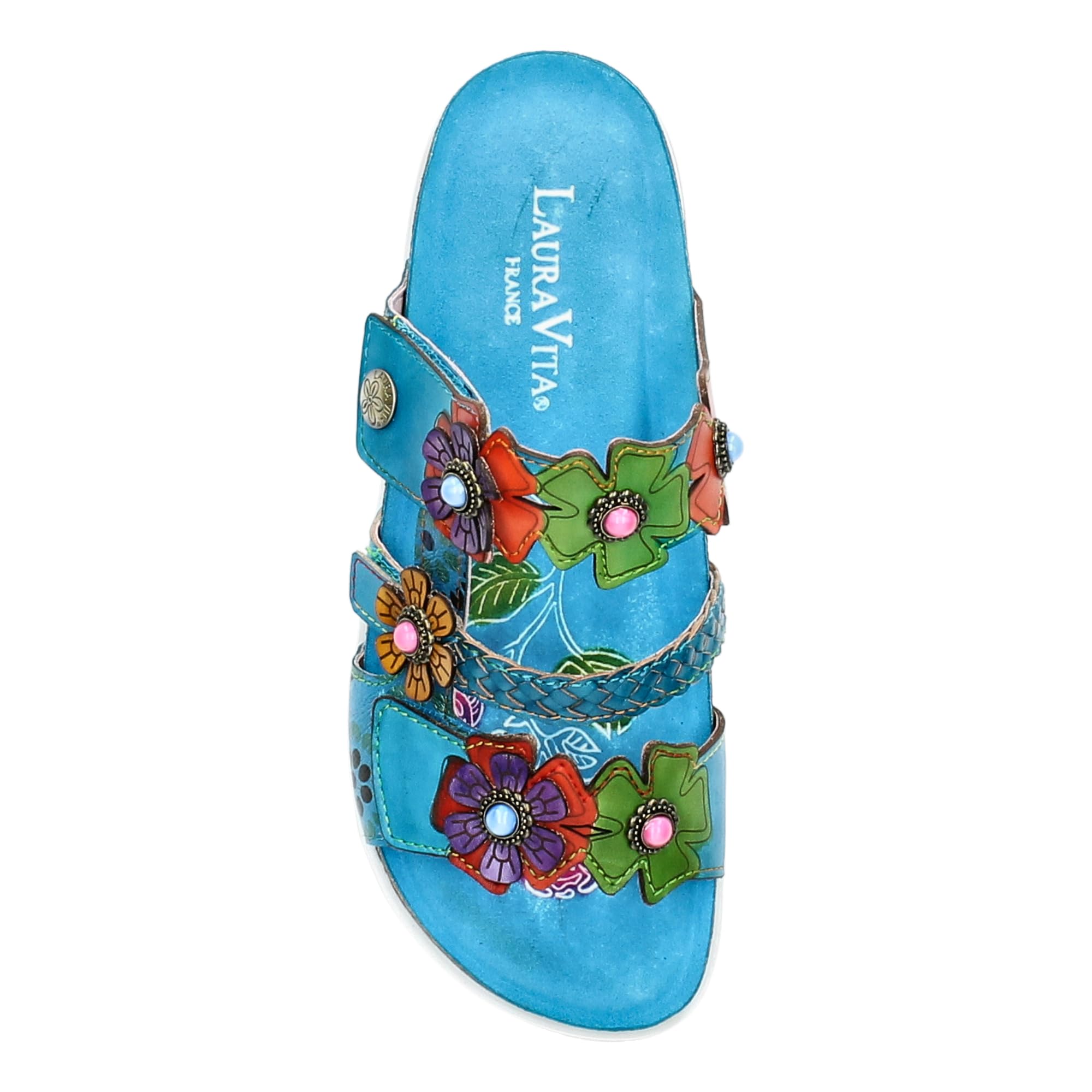 Laura Vita Mules Laura Vita BRCYANO 36 Femme Bleu