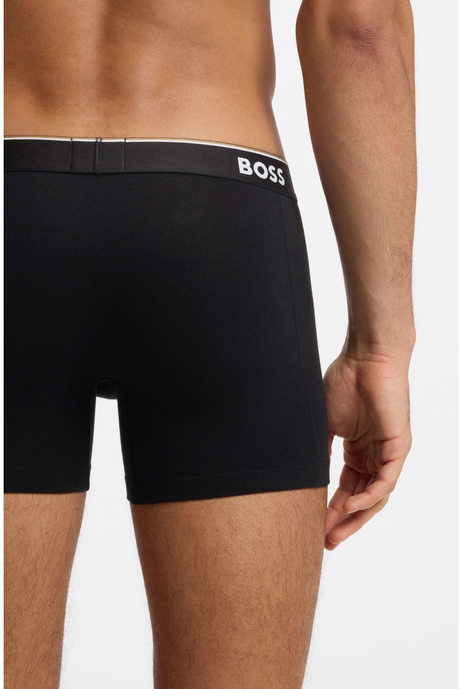 Boss Mężczyźni Brief Bokserki, Szary, L