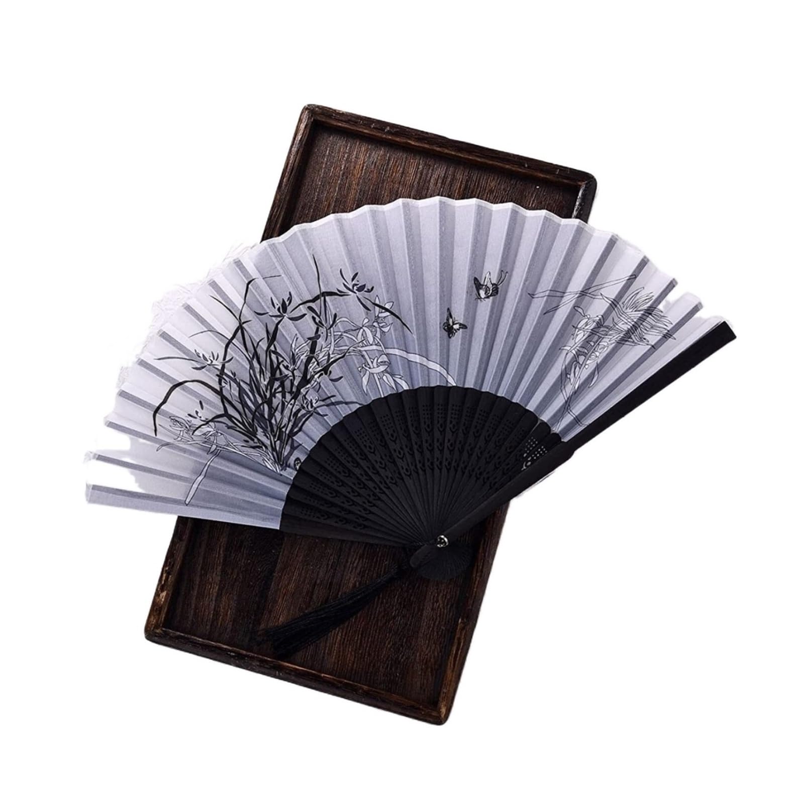 Folding Fans Hand Fan Vintage Silk Retro Chinese Dance Decorative