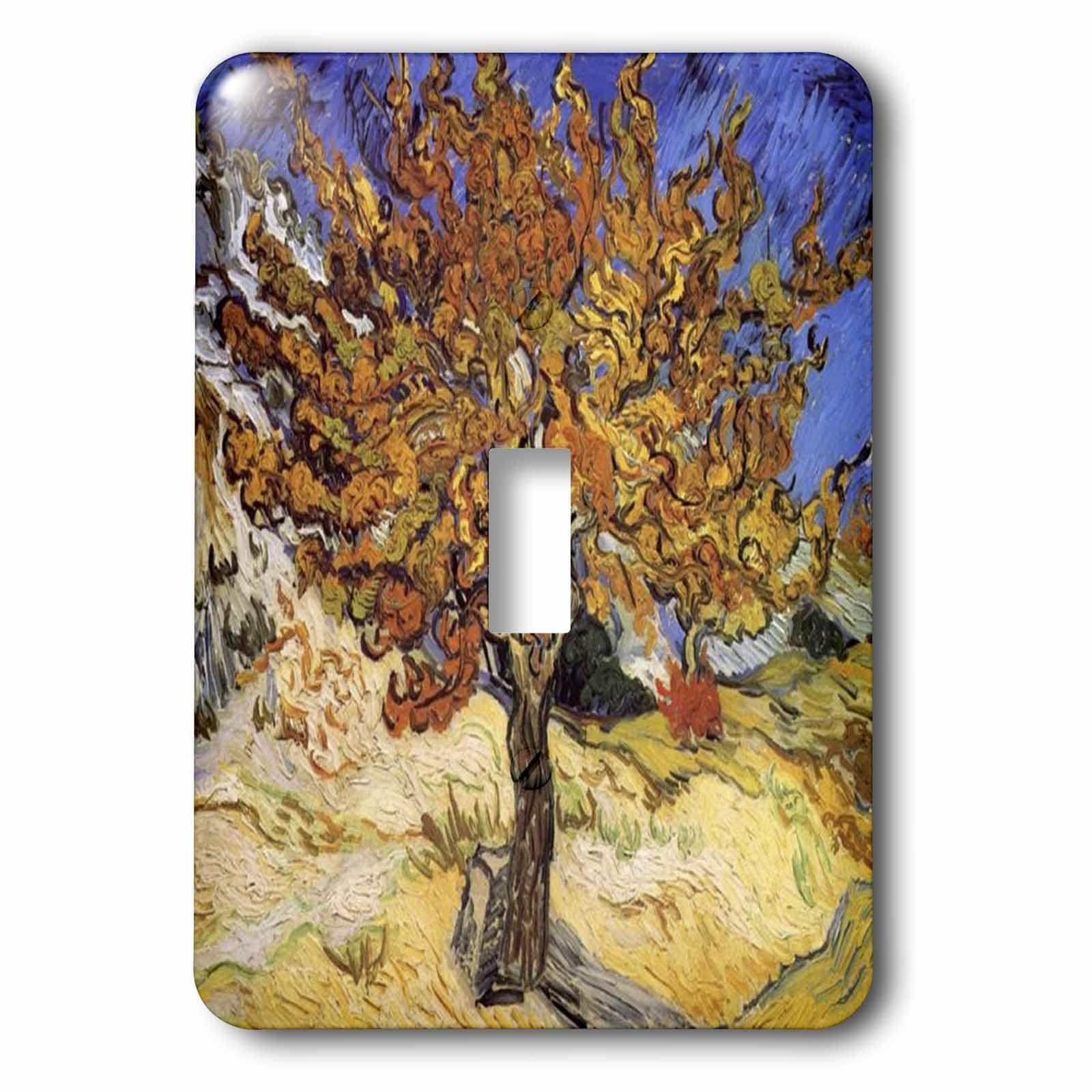 Placa interruptor Van Gogh Mulberry Tree 3dRose lsp_48249_1 para sustituir tapas desgastadas con arte