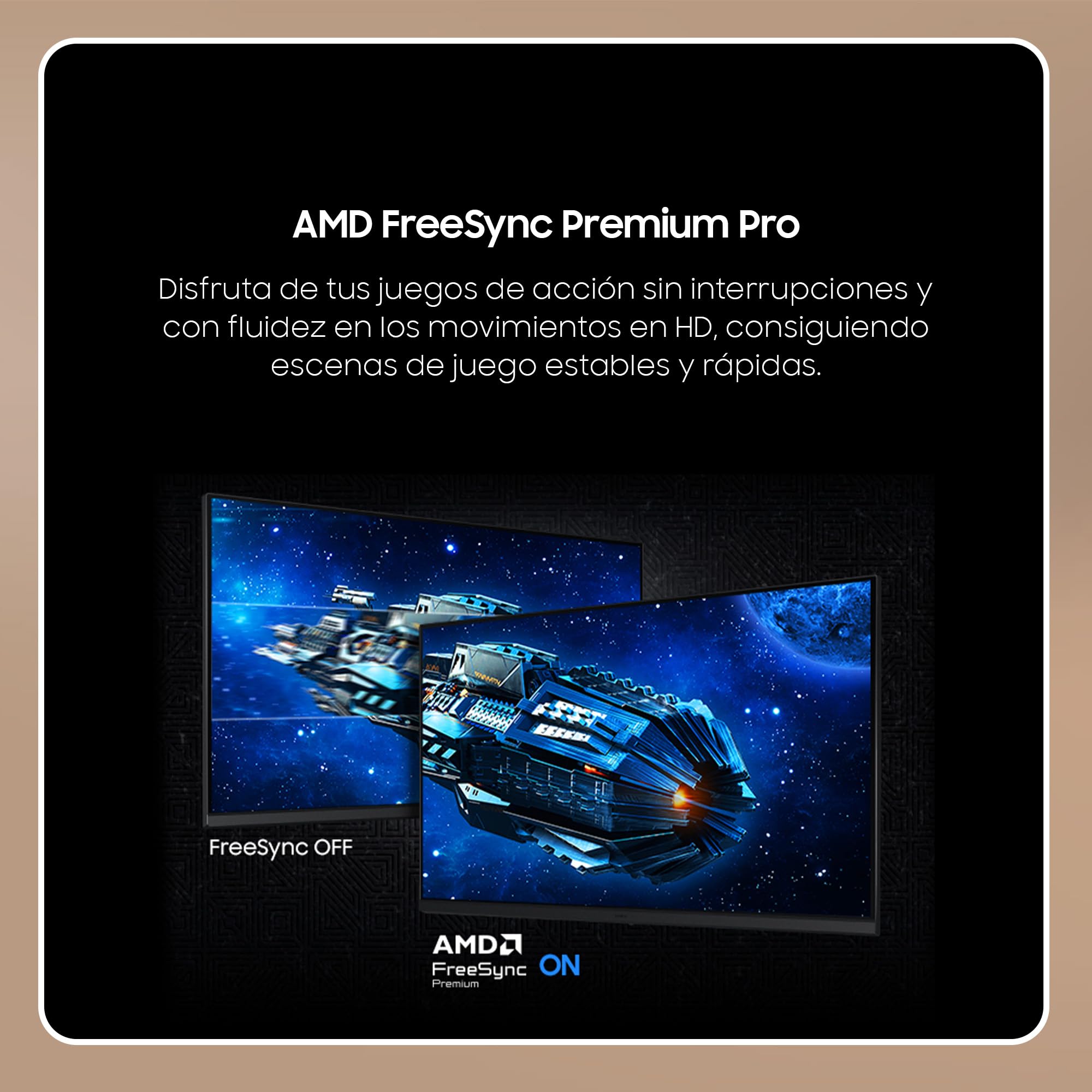 Samsung LS27FG530EUXEN- Monitor Gaming Odyssey G5 de 27" QHD (2560 x 1440 16:9, 200Hz, 1ms, Panel IPS, HDR10, AMD FreeSync Premium, Black Equalizer), Negro, Versión 2025