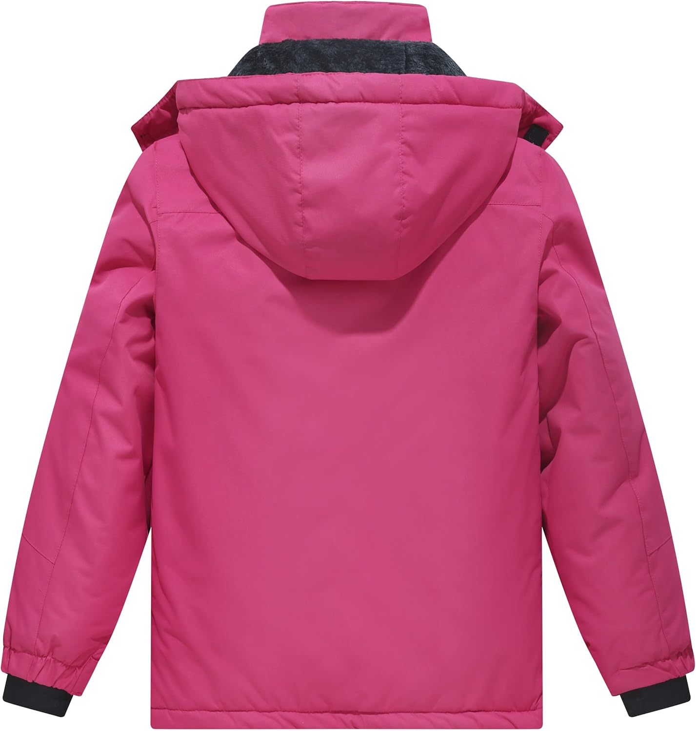 GGleaf Girls' 3 in 1 Waterproof Ski Jacket Warm Winter Snow Coat Hooded Fleece Raincoats