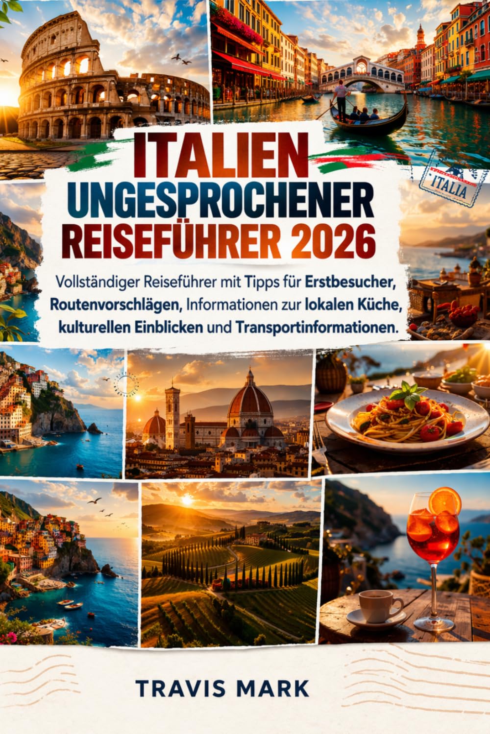 ITALIENUNGESPROCHENER REISEFÜHRER 2026: Vollständiger Reiseführer mit Tipps für Erstbesucher, Routenvorschlägen, Informationen zur lokalen Küche, kulturellen Einblicken und Transportinformationen für