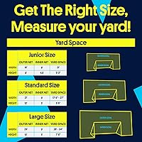 Vista 4 de Open Goaaal 3-in-1 Soccer Training Rebounder - Soccer Goal for Volley, Passing, Training - Outdoor Sports, Backyard