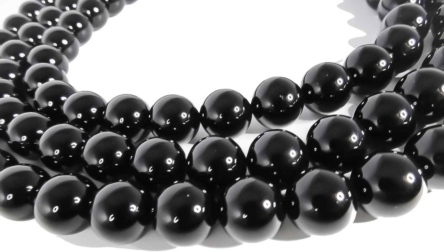 【SmileStone】黒瑪瑙 ブラックオニキス アゲート 丸玉 ... - Amazon