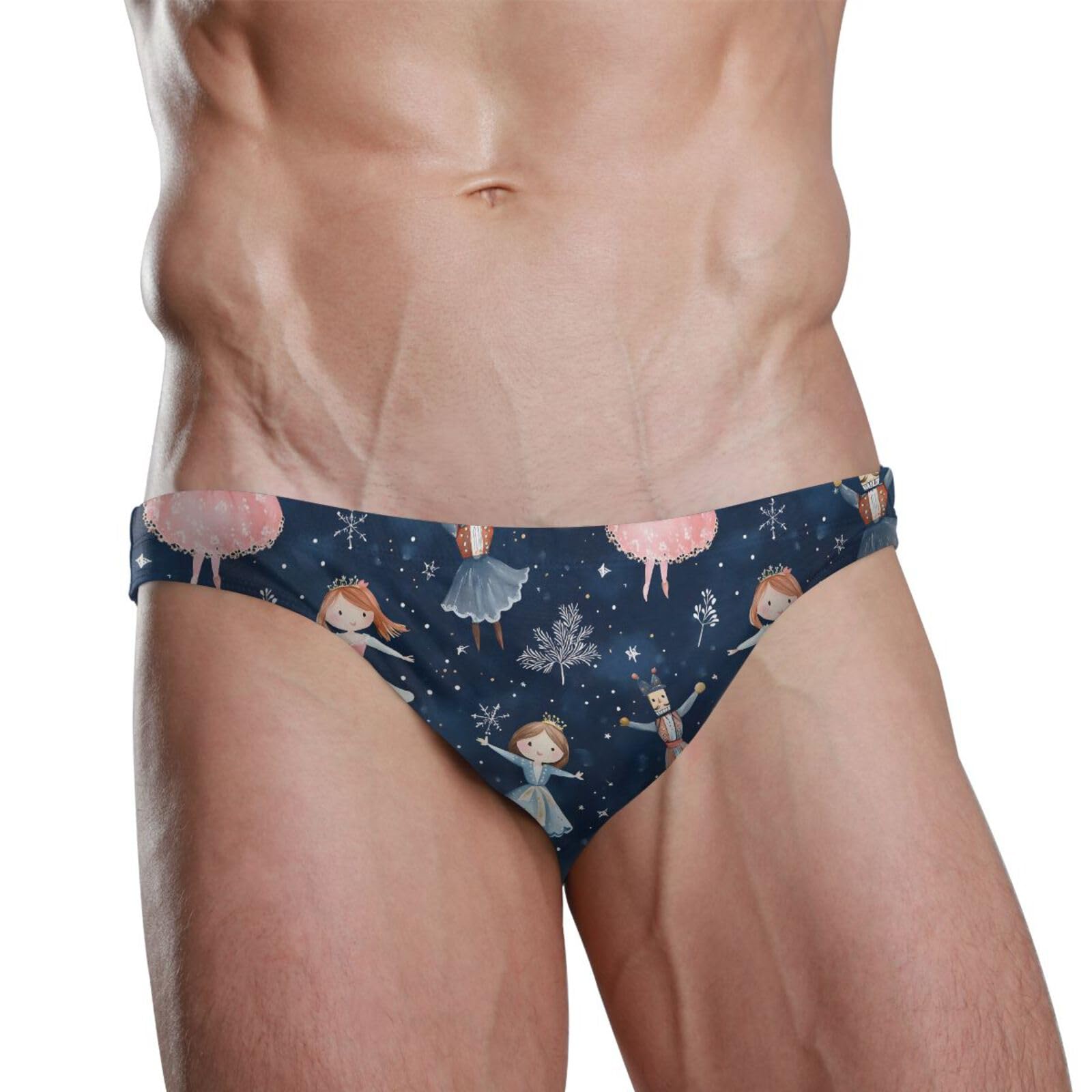 UMIRIKO Men's Princess Dancing Nutcracker Swimsuit Bikini Swimwear XXL 202b8802