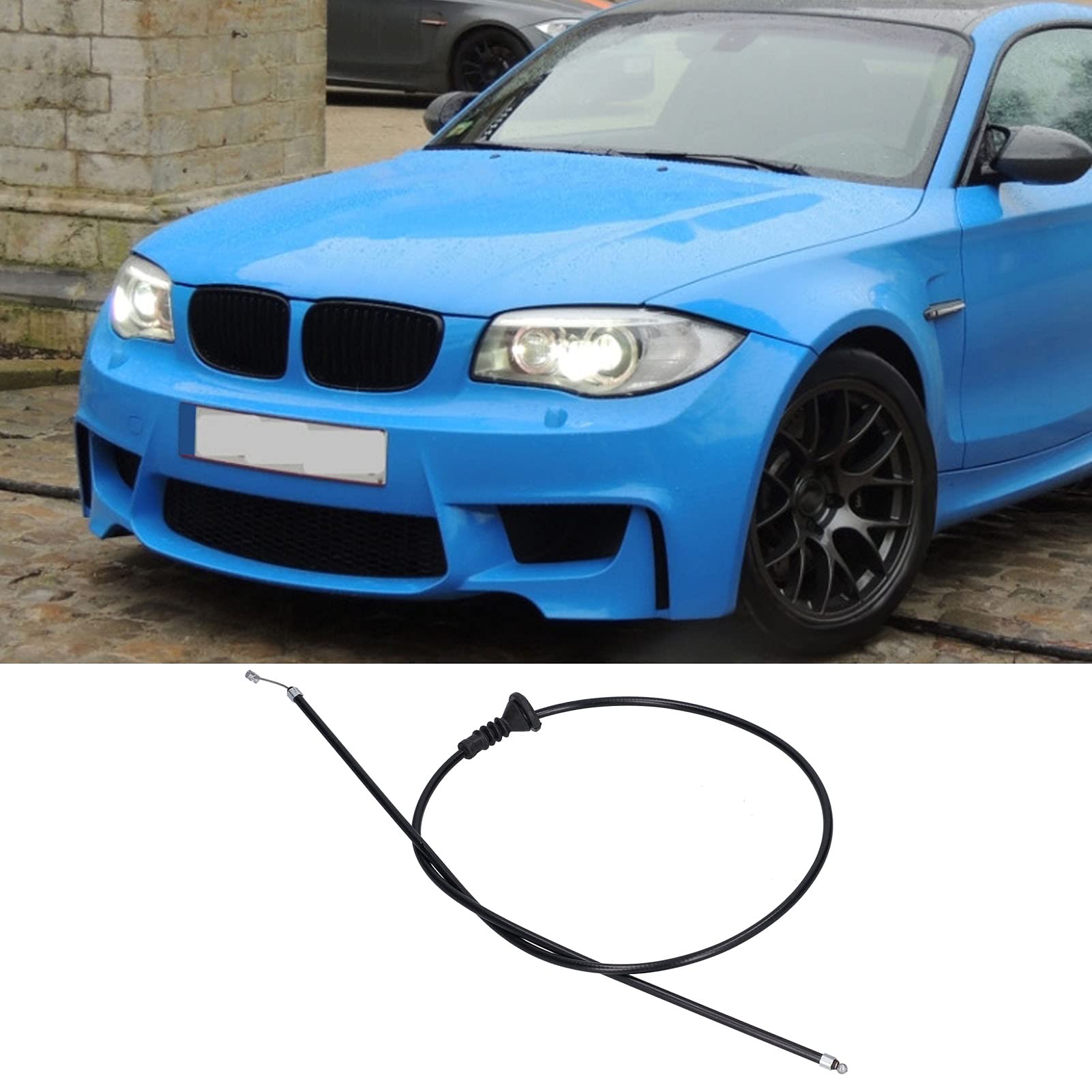 Capot De Libération De Câble Pour Voiture - Référence 51237300571, Marque Uxcell, Noir, Neuf