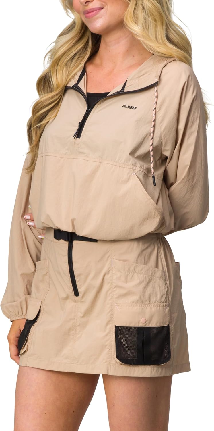 REEF Women's Hooded Anorak Pullover