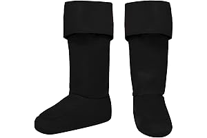 Child Black Superhero Costume Shoe Covers