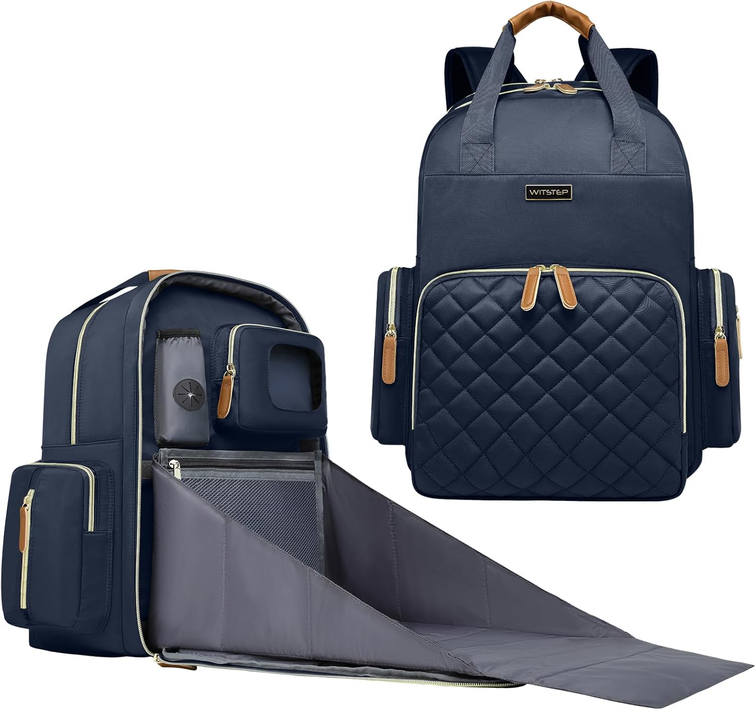 Diaper Bag Backpack with Changing Station, Baby Diaper Bag Organizer for Moms Dads Large Baby Changing Bags Diaper Bag Backpack with Changing Station, Baby Diaper Bag Organizer for Moms Dads Large Baby Changing Bags