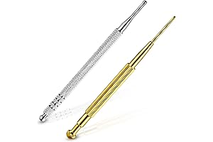 Retractable Dual-Headed Acupressure Tool for Enhanced Facial Reflexology and Body Treatment