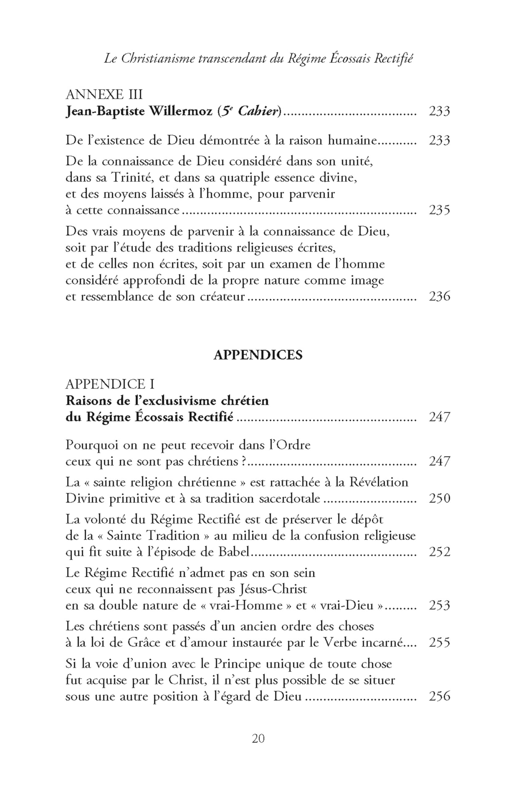 Le christianisme transcendant du Rite Écossais Rectifié - Son origine et ses mystères révélés
