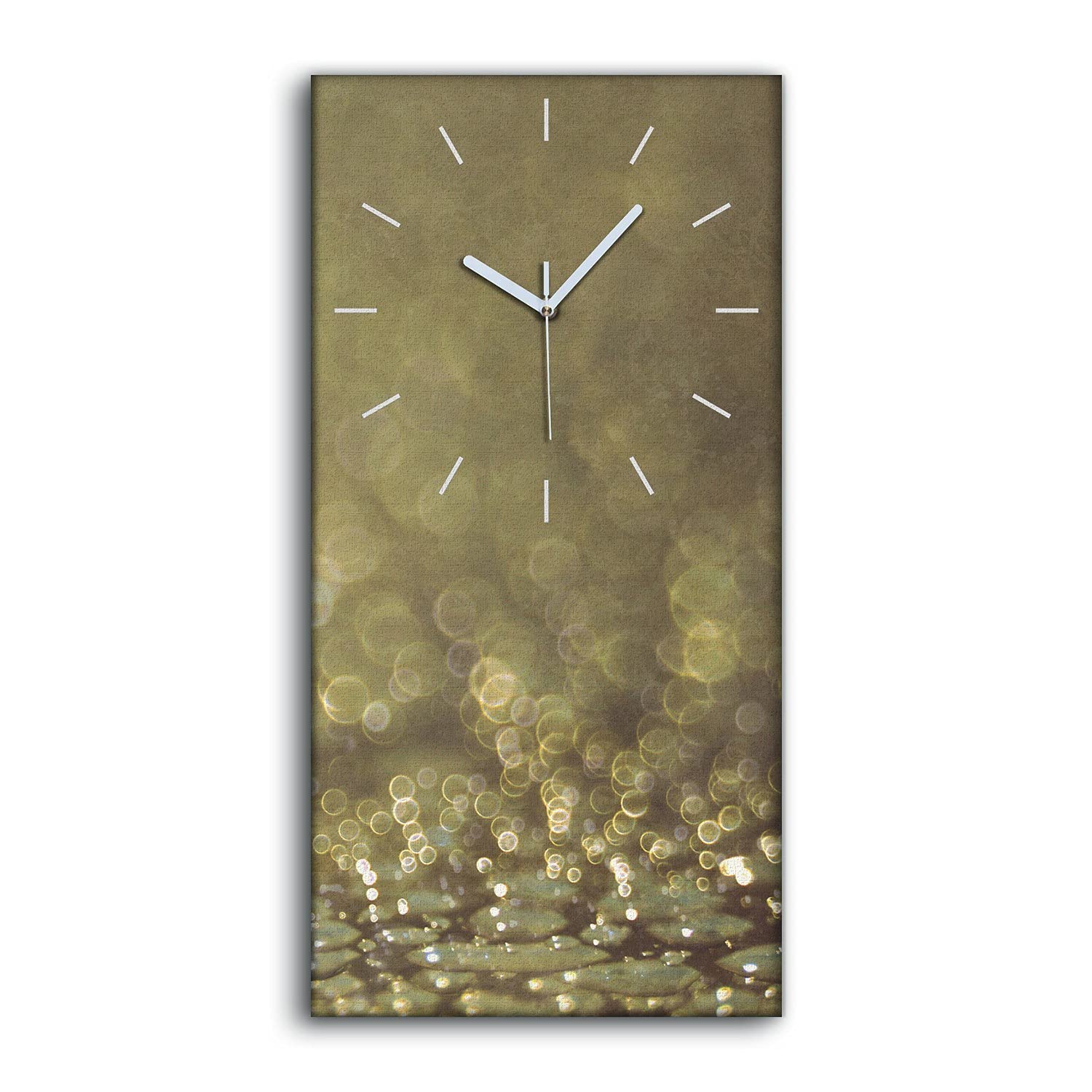 Horloge sur Toile Décoration Salon 30x60 Art Mural Image Moderne