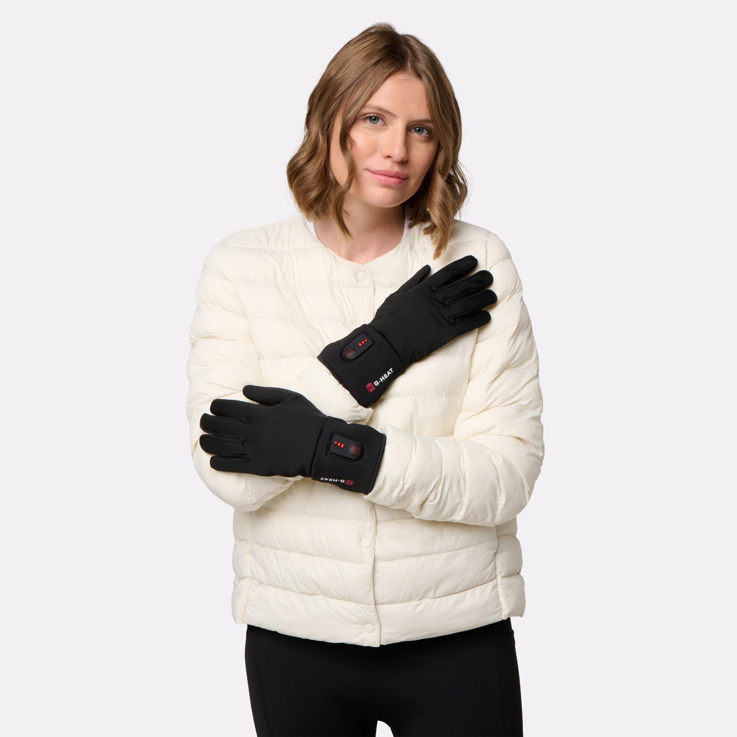 G-Heat - Guanti riscaldati - Misti - Ultra-Fins - Tattili - Leggeri - Traspiranti. Usi: Sport, Mobilità, Lavoro, Fornito con Batterie e cavo di Ricarica