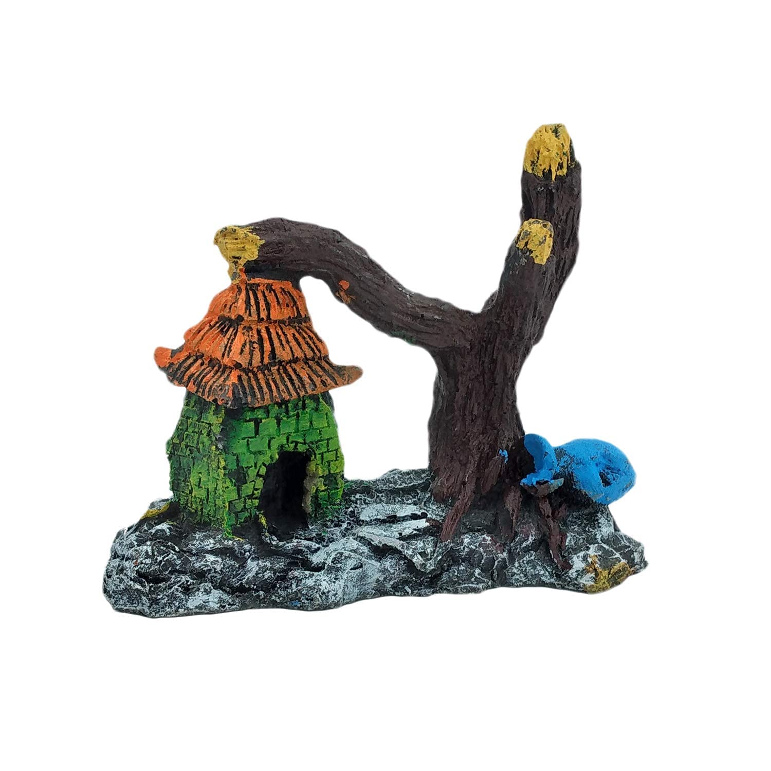 Shirlip Aquarium Fish Tank Decoration Ornament Toy Natural Looking (Multicolour)