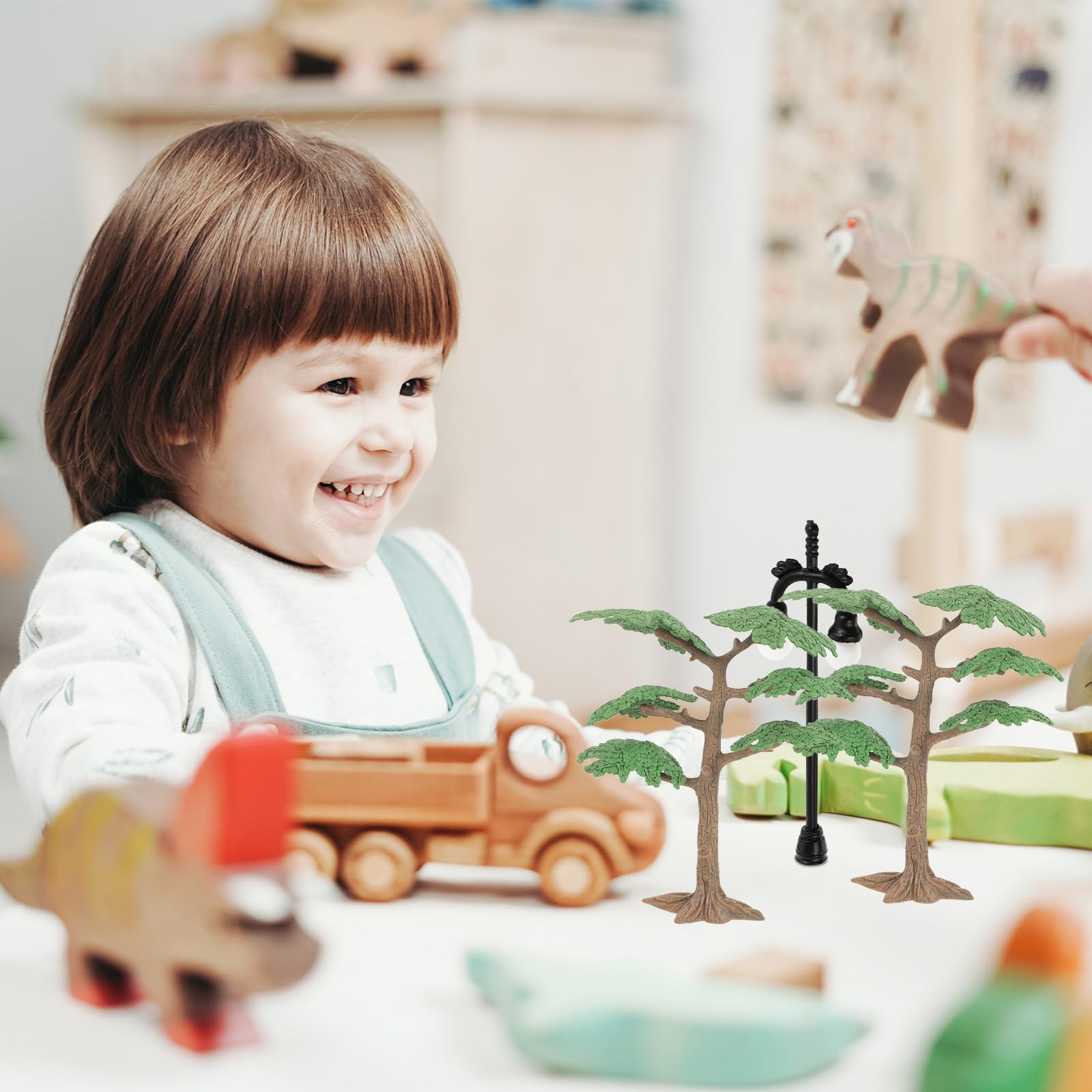 Toyvian Model Trees Cypress Miniature Artificial Tree Fake Plants Train Trees for Sand Table Models Scene Decoration 2PC Size - Image 4