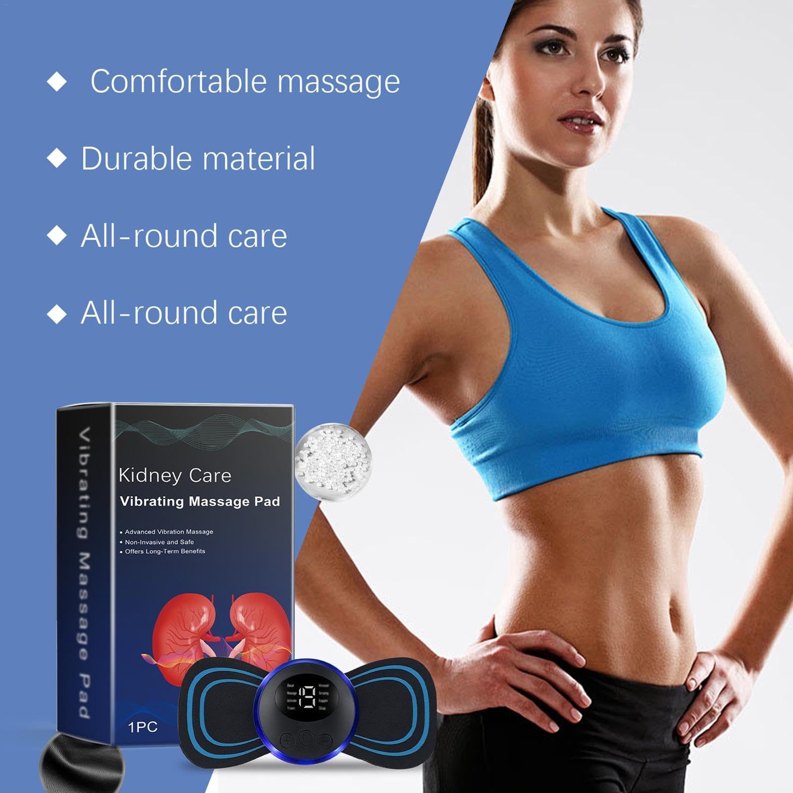 massagegerät vibration rücken newgen medicals Massagekissen: Shiatsu-Rücken-Massagegerät mit 12 Köpfen  und IR-Tiefenwärme, 30 Watt (Rückenmassagegerät) main image 0