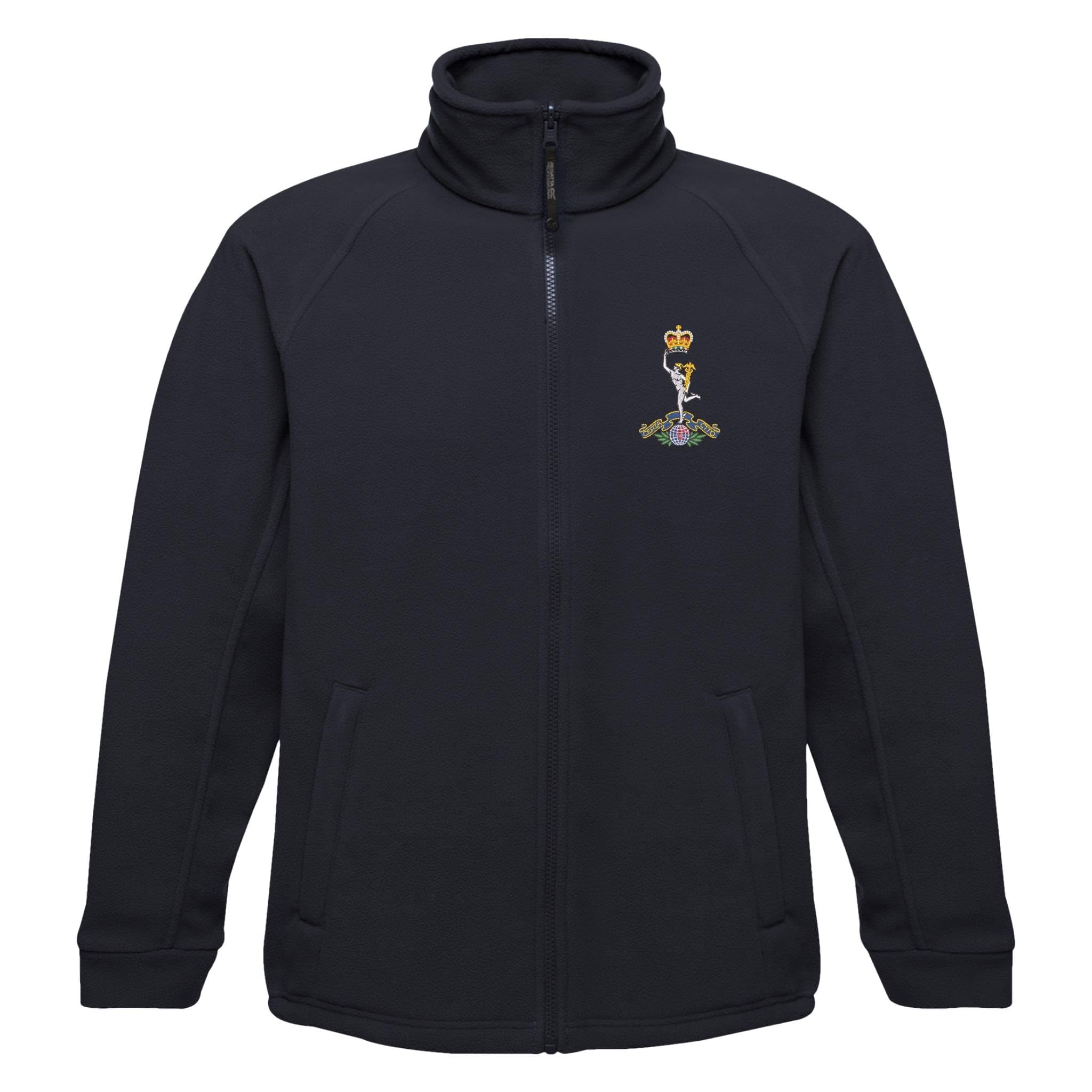 The Military Store Men's Navy Royal Signals Embroidered Fleece, Large