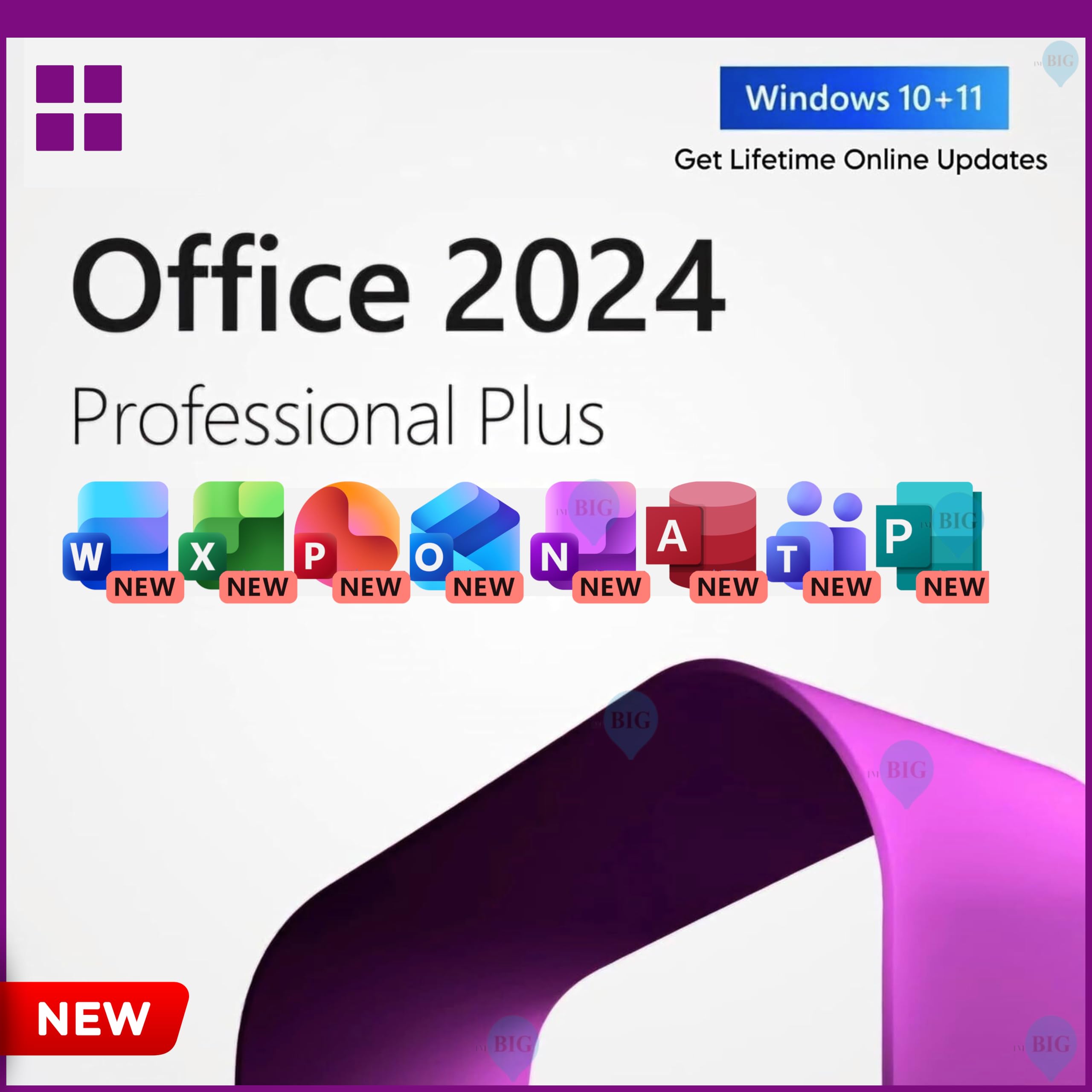 MS OFFICESUITE Pro Plus LTSC 2024 Full Edition | (New 2025 Updated) Lifetime Retail Key for Windowsdows (1 PC/User) | Unlimited Installations | Latest Version | Lifetime Updates