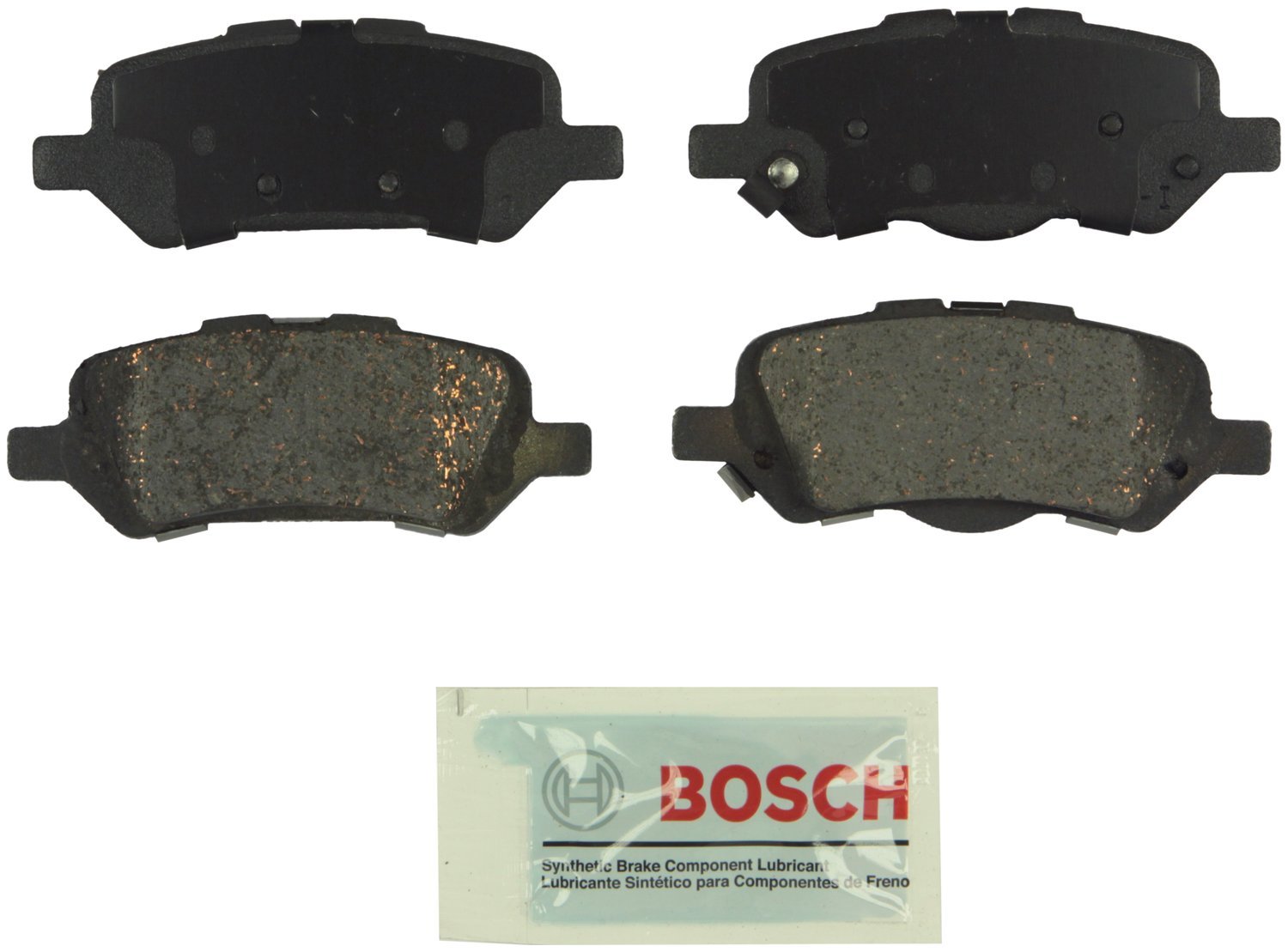 Bosch BE1324H Blue Disc Brake Pad Set with Hardware - FRONT — view 145