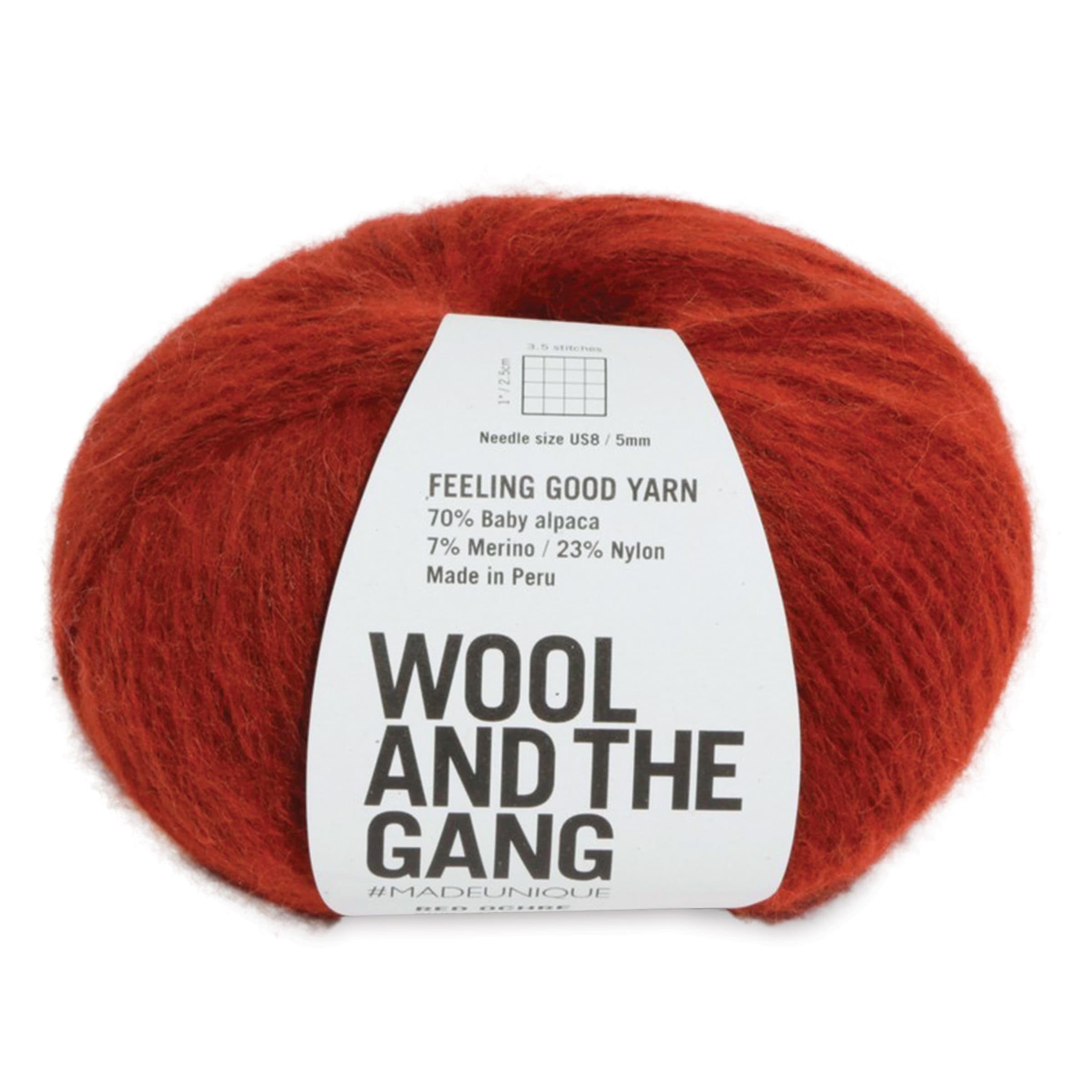 Wool and the Gang Feeling Good Yarn 74 Red Ochre