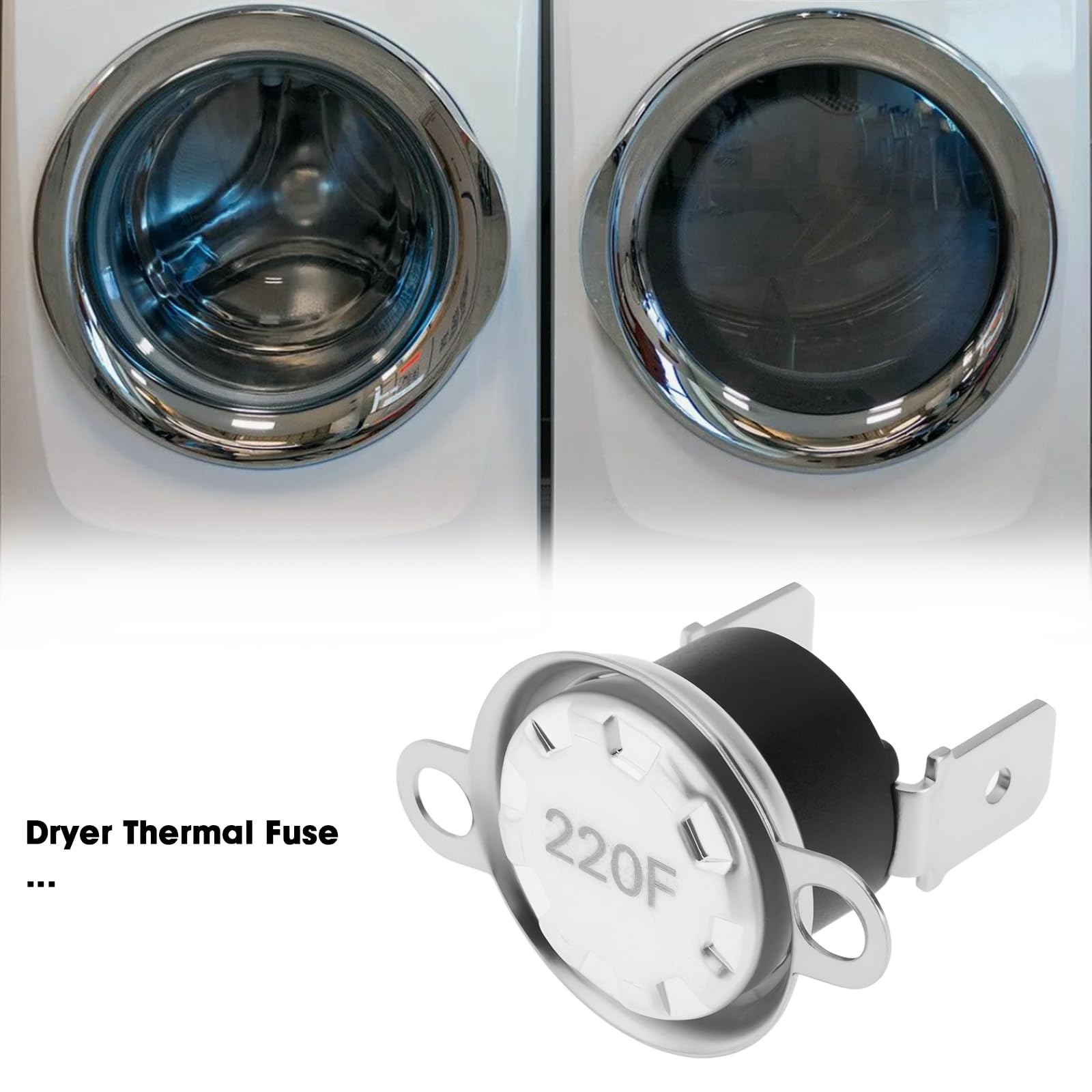 ECSiNG 2pcs Dryer Thermal Fuse Replacement Part 134120900 Compatible with Electrolux Compatible with Frigidaire - Image 4