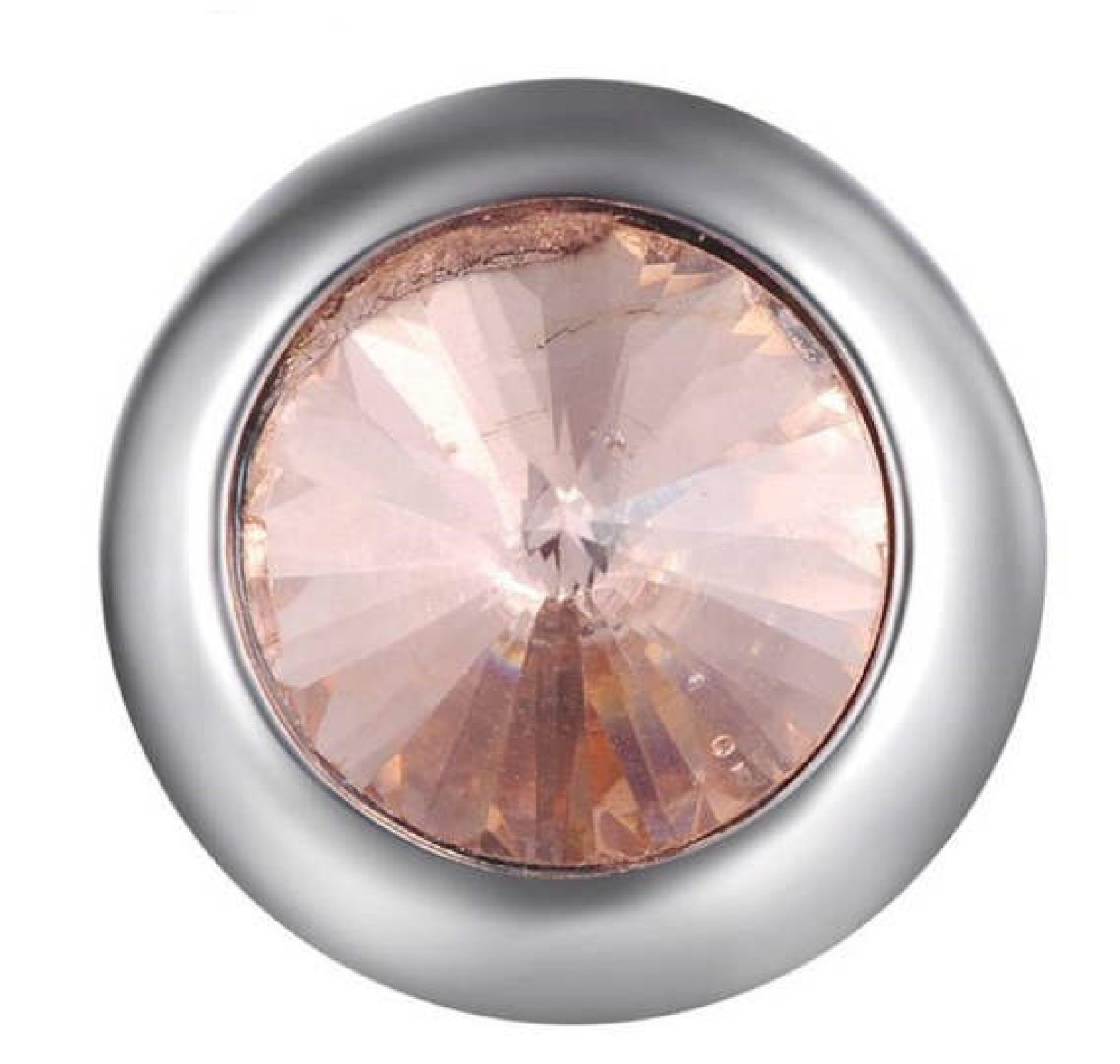 My Prime Gifts Interchangeable Mini 12mm Snap Jewelry Rhinestone Stud Beige Topaz Snap