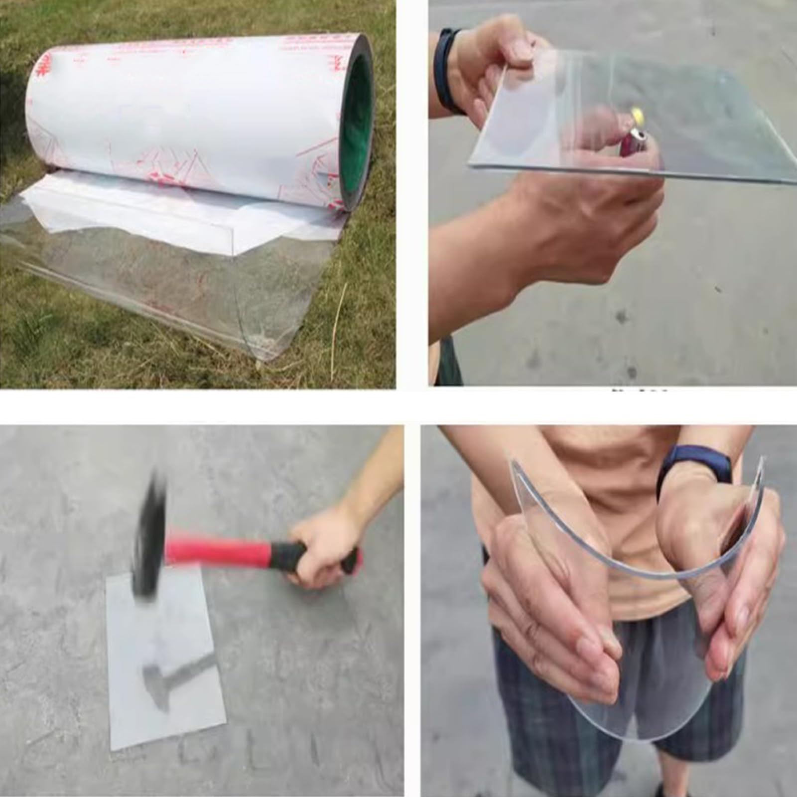 CABINE Transparente Kunststoff-Ersatzfolie Für Schuppen, Regenfeste Isolierung, Transparente Polycarbonat-Platte/3.0Mm/20 * 50Cm