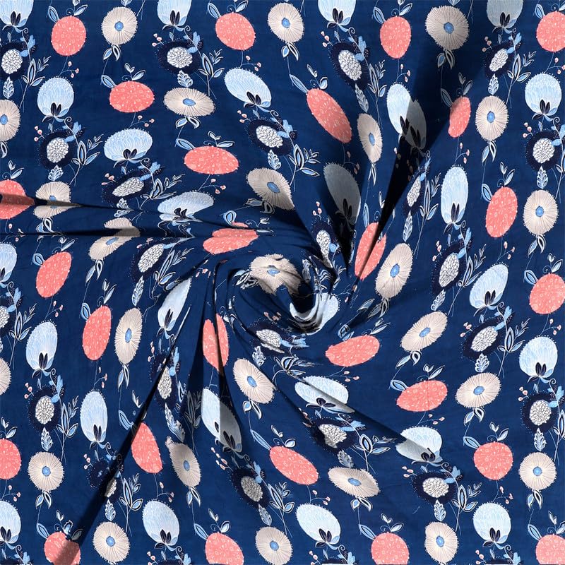 Image of la'amour Cotton All Round Elastic Fitted Bedsheets with 1 Pillow Cover|Single Mattress Bed Breathable| Longlasting | Supersoft Size - 36 x 72 + 6 inches (Color -Blue and Pink)