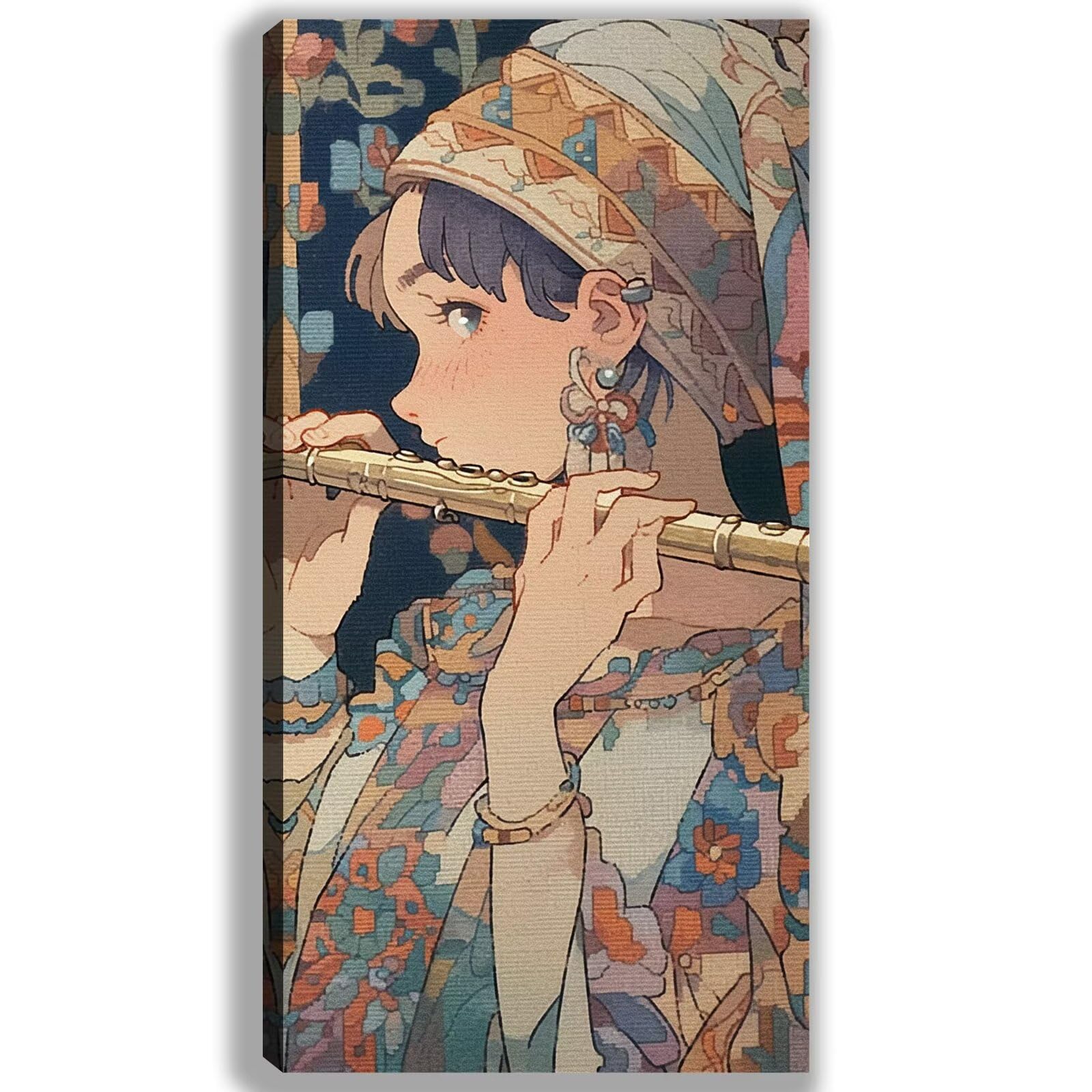 Malen nach Zahlen Erwachsene Großes Format 60x120cm, Nationalität Panorama DIY Malset Komplettset auf Leinwand, Ohne Rahmen Acryl Ölgemälde Malen nach Zahlen Mädchen, Geschenk für Frauen,w-1130k