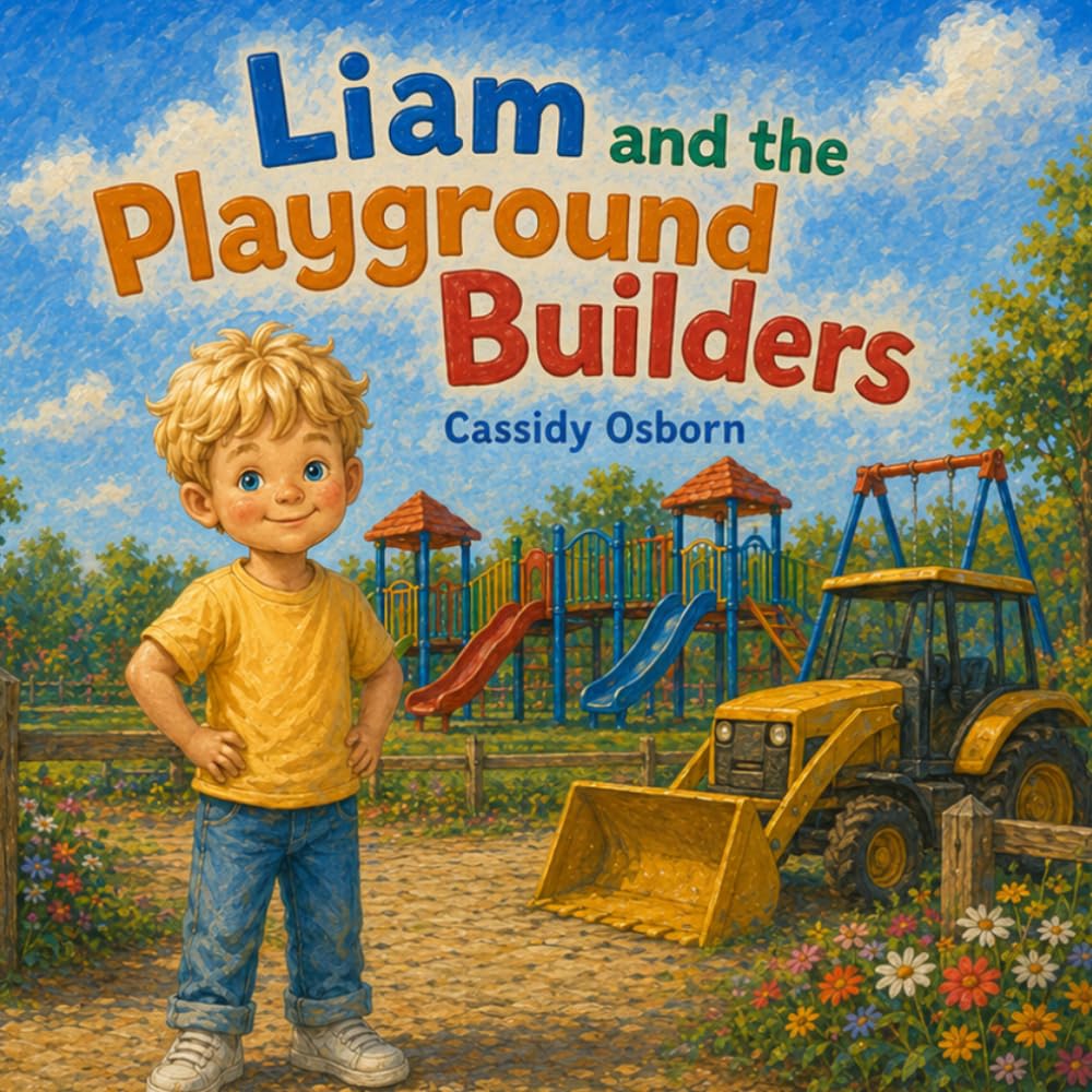 Liam and the Playground Builders: A Construction Truck Picture Book with Diggers, Dump Trucks, Cranes & More