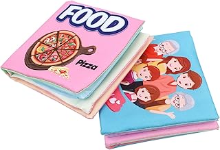 OATIPHO 2PCS early education toy cloth book toys for kids Cloth Baby Early Education Book animal child books