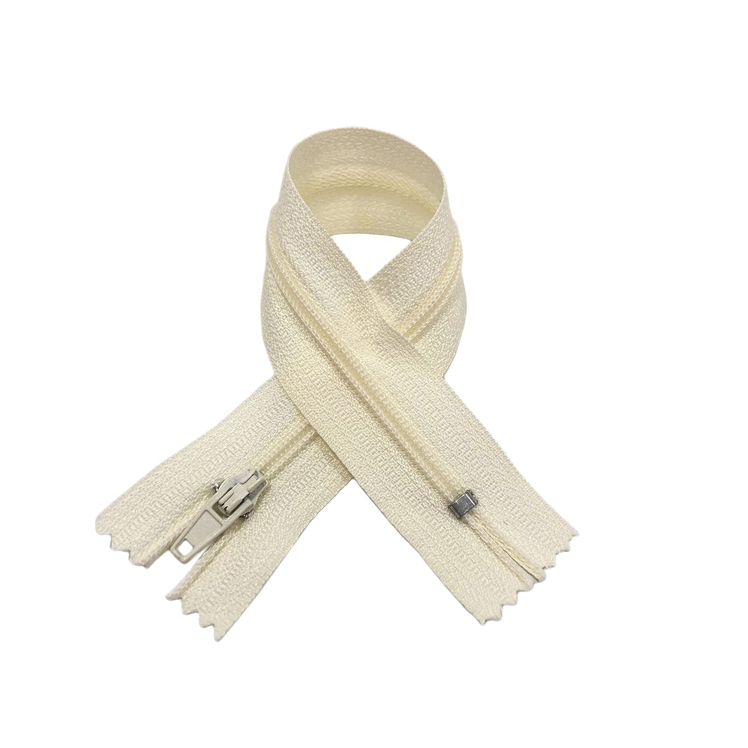 Confezione Di Chiusure Lampo In Nylon Chiuse N.3, Disponibile In