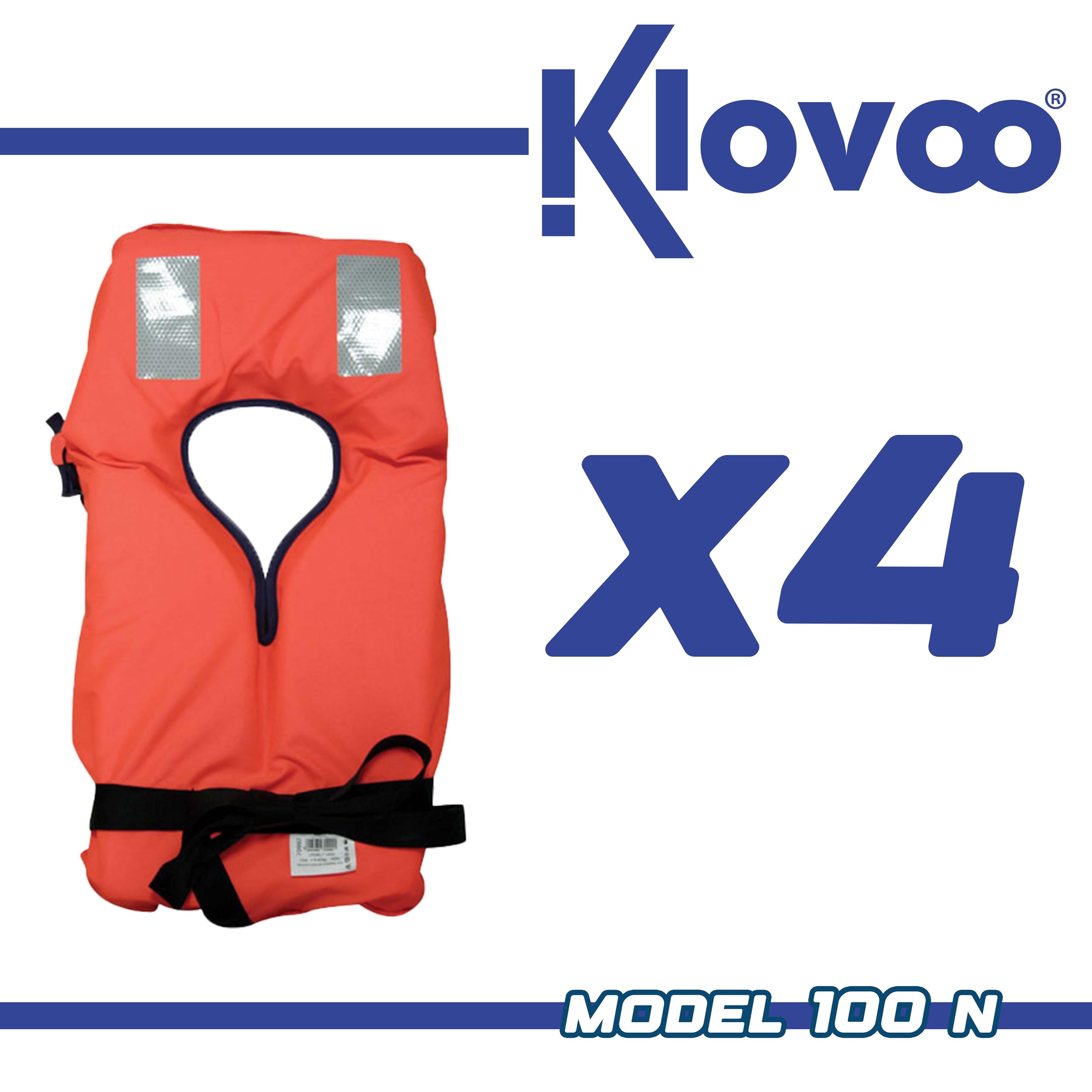 Kit de chalecos salvavidas para identificaciones (homologados, obligatorios) para barco, bote inflable, vela,