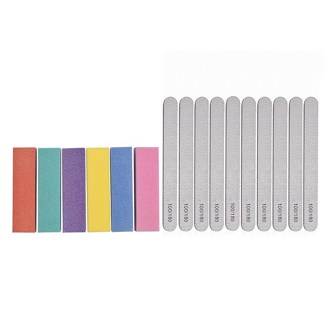 Buy Nail Files & Buffer 16pcs Manicure Tools Kit Rectangular Nail Art