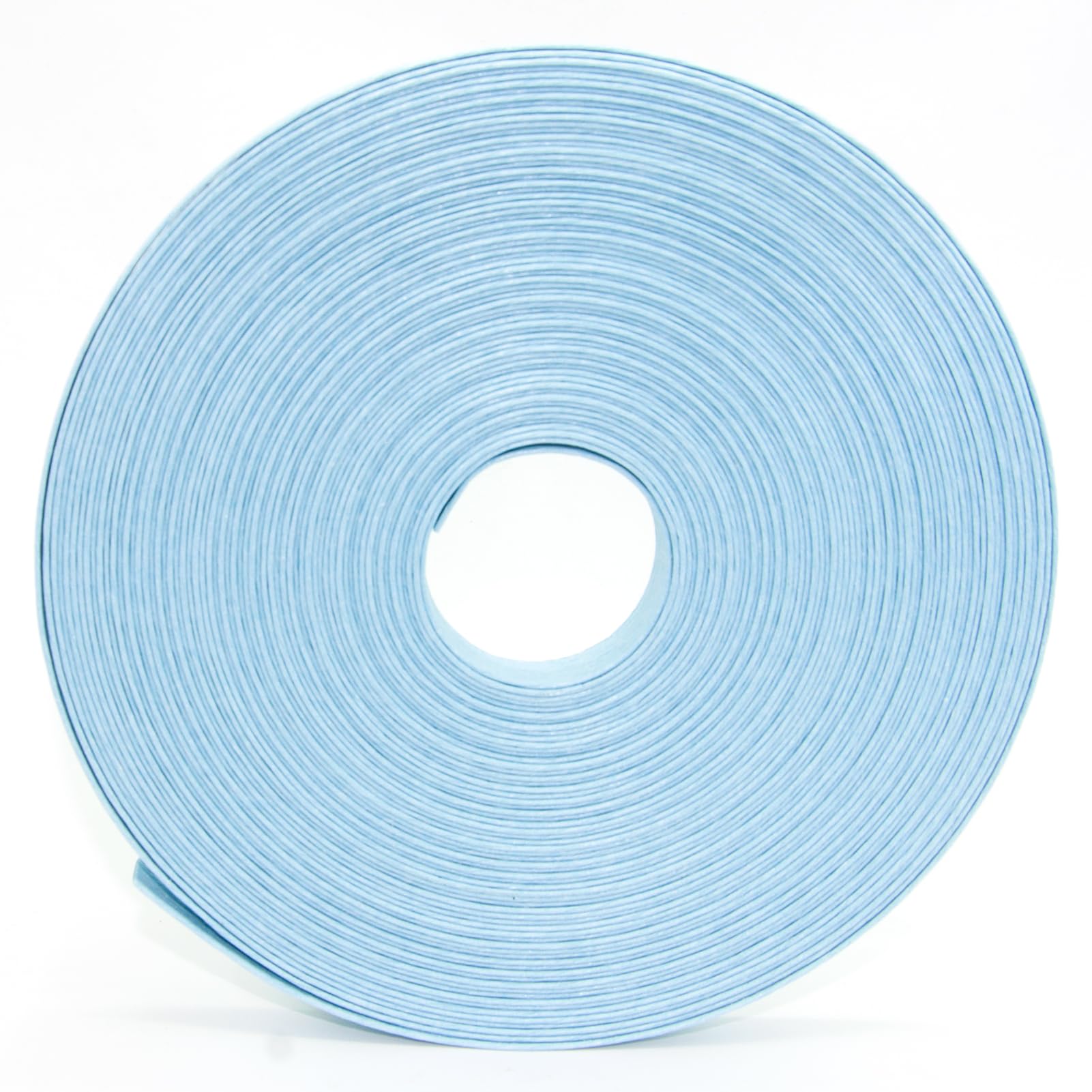 Jinenat 0.6 inch x 65 ft Paper Rattan Cane,Paper Rattan Weaving Supplies for DIY Home Kitchen Decoration (Blue)