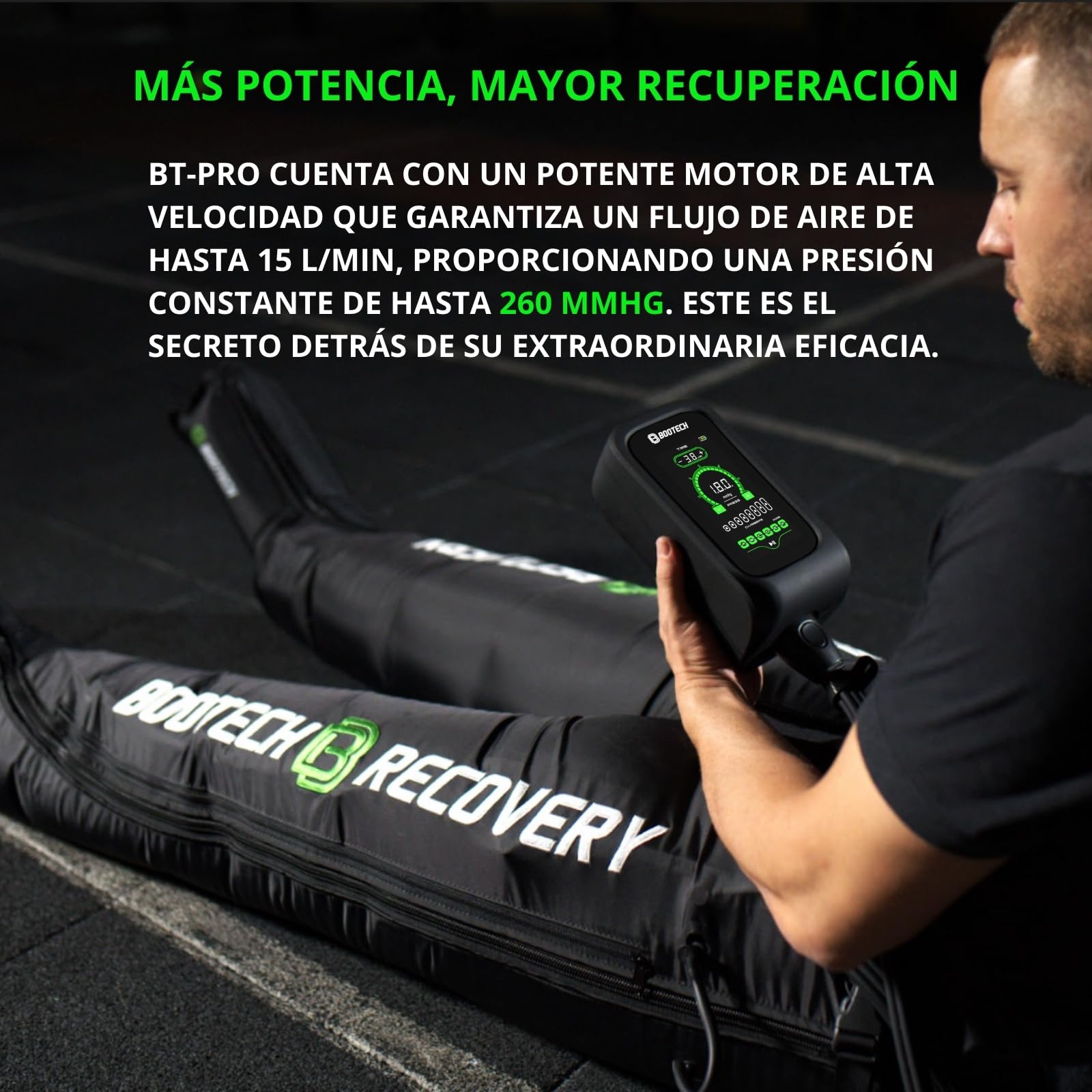 Pantalones de Presoterapia Inalámbricos 8 Cámaras para Piernas, Glúteos y Cintura, Masajeador para Drenaje Linfático, Circulación, Piernas Cansadas, Celulitis y Recuperación Deportiva, 3 Años Garantía