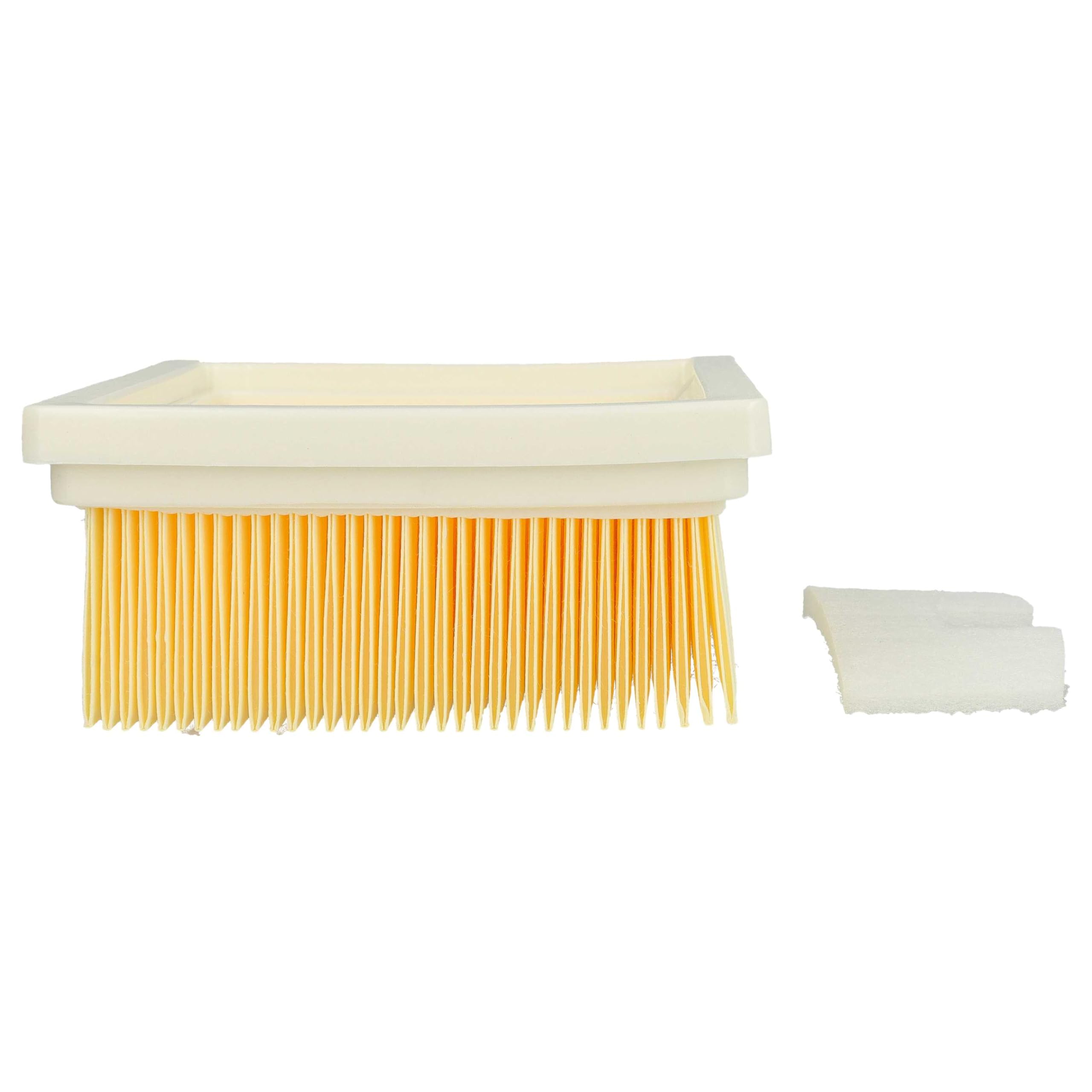 vhbw 5x HEPA-Filter, 5x Vorfilter Ersatz für Cleancraft 7010250 für Staubsauger