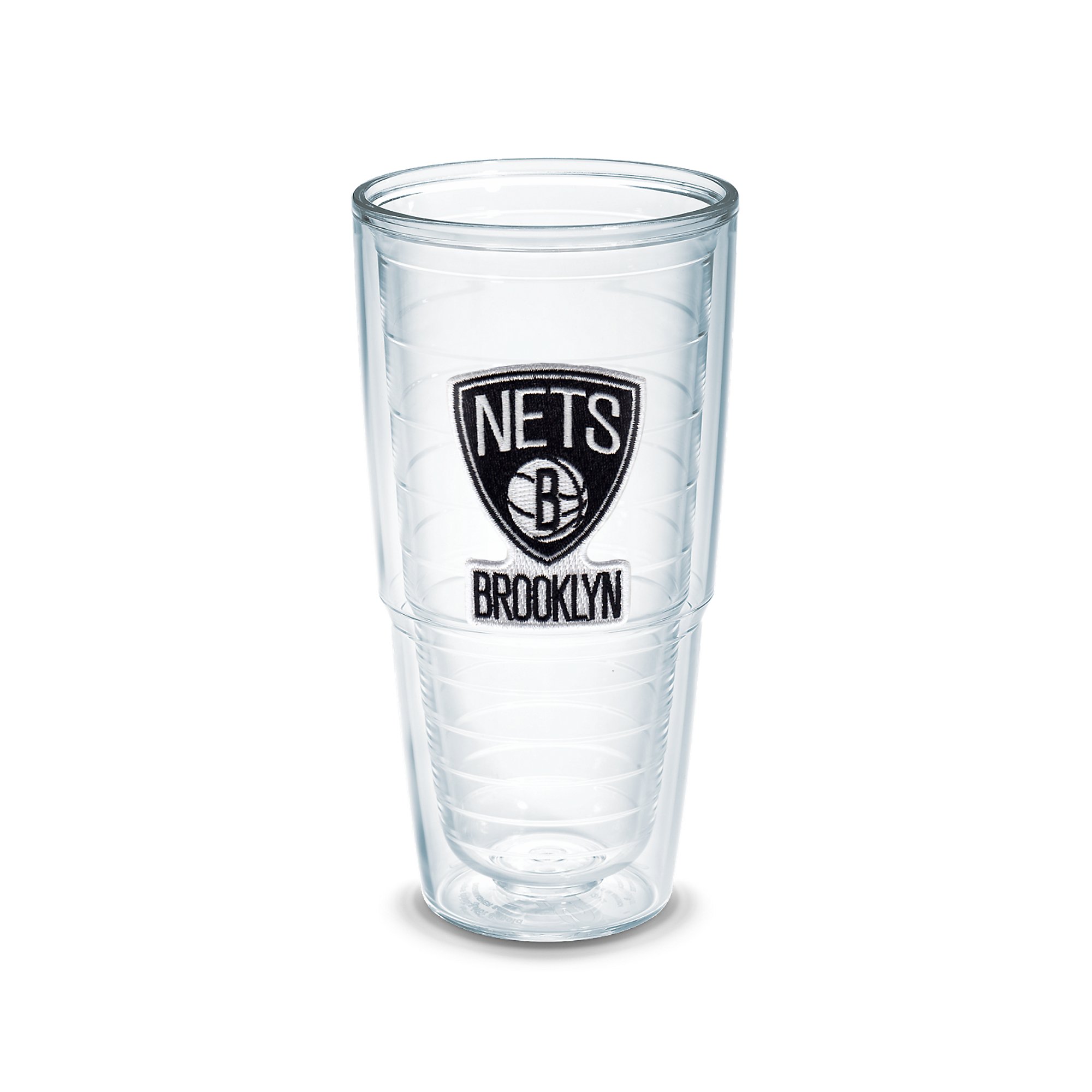 Tervis1079880 "NBA Brooklyn Nets" Tumbler, Emblem, 24 oz, Clear