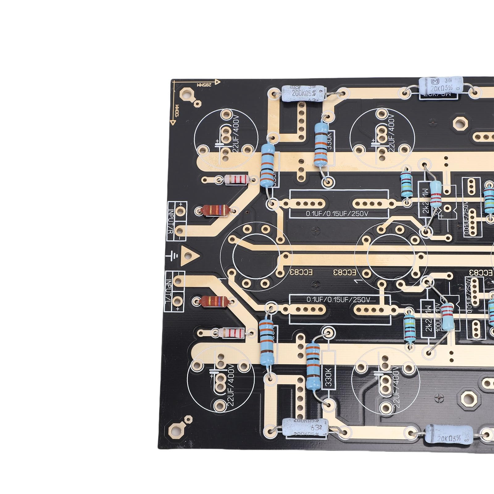 Kit PCB MM Phono Amplifier Board 130x285mm con Diodi per gli Appassionati di Altoparlanti HiFi