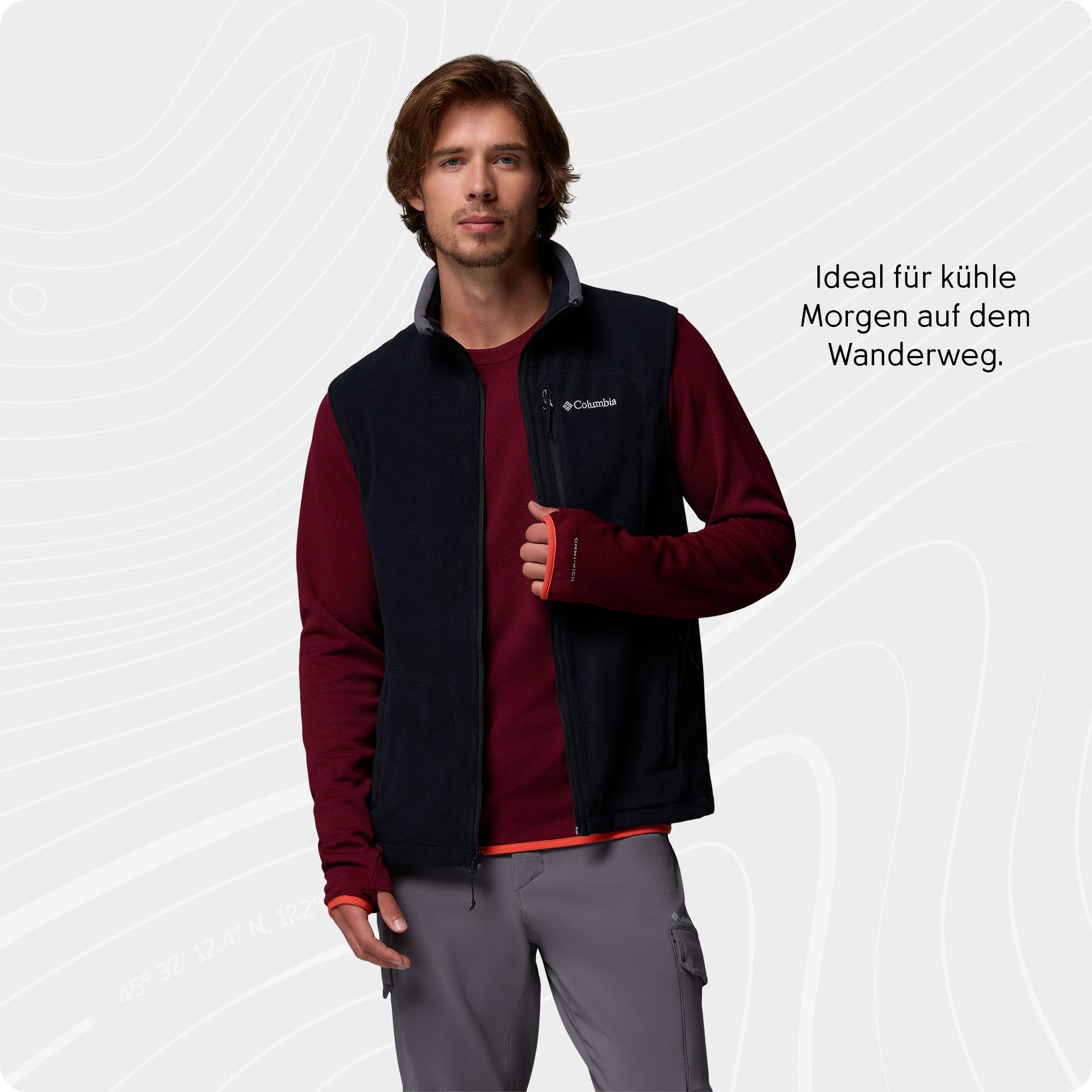 Columbia Fast Trek Fleece Vest , Fleeceweste für Herren