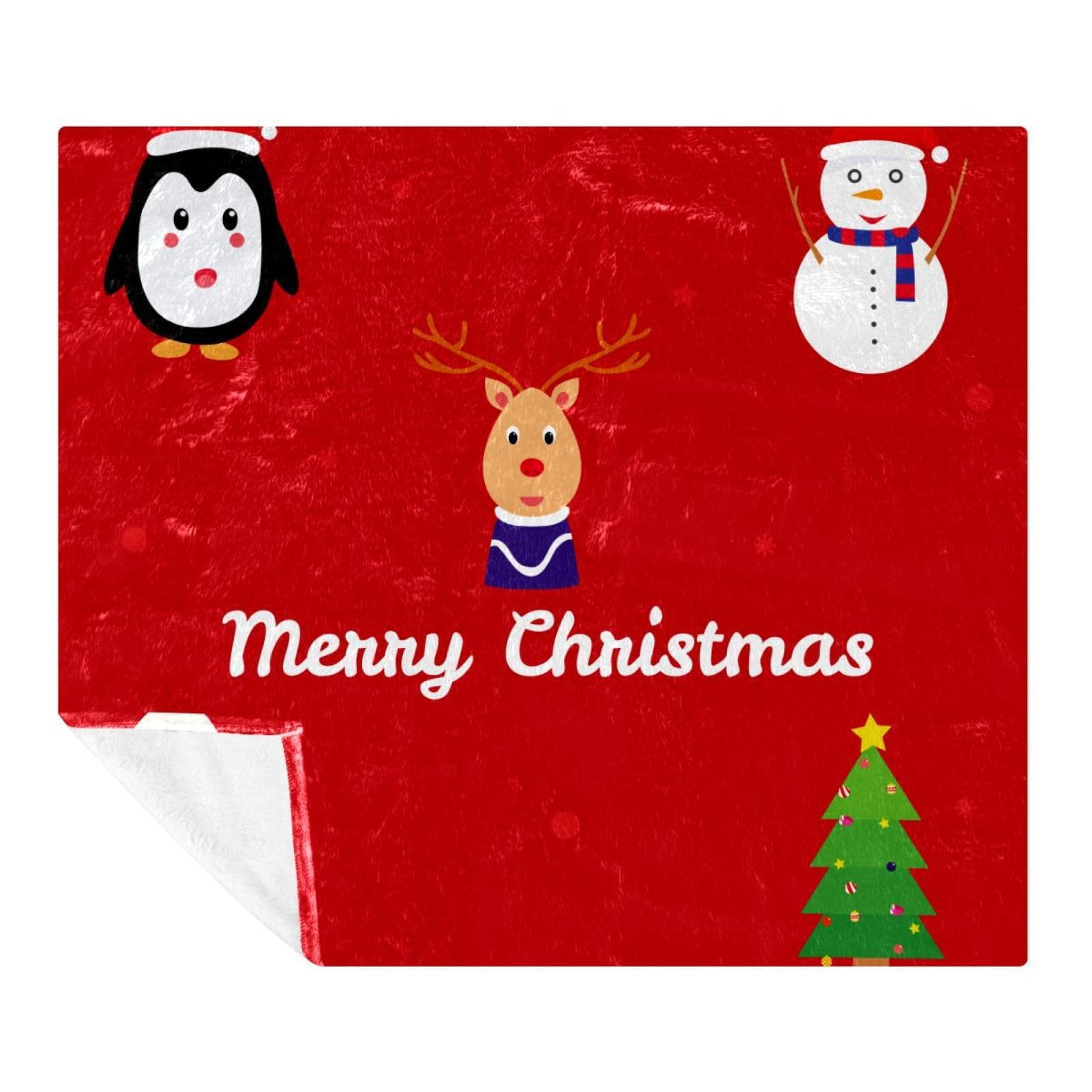 Couverture douce de Noël idéale pour vos soirées cocooning